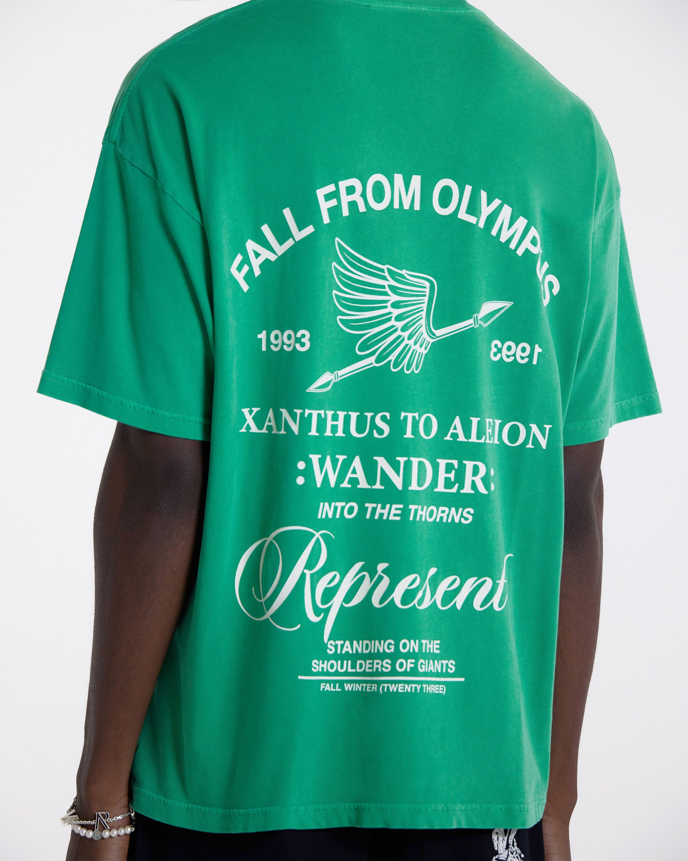 Fall From Olympus T-Shirt - Island Green