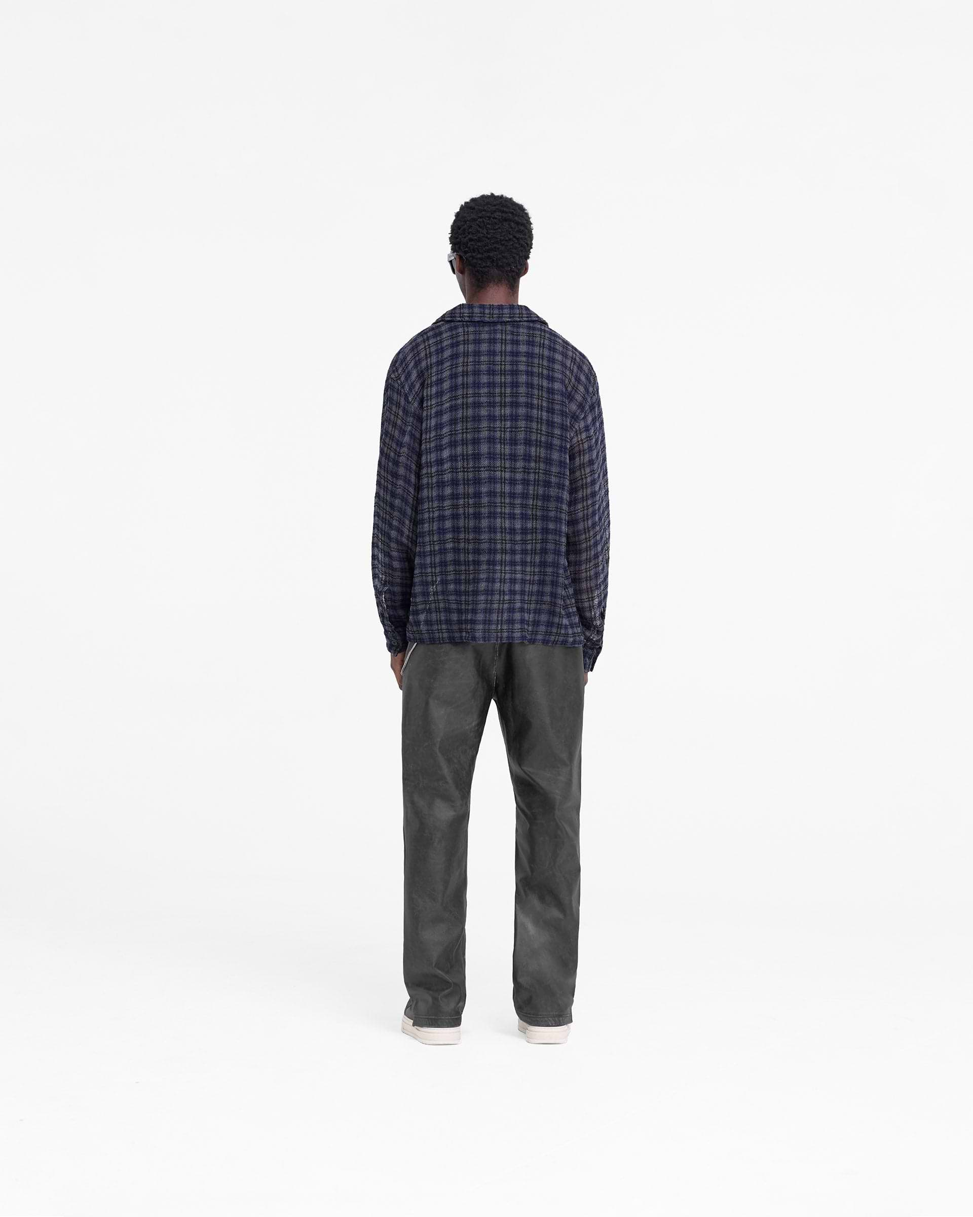 Check Flannel Shirt - Blue Check