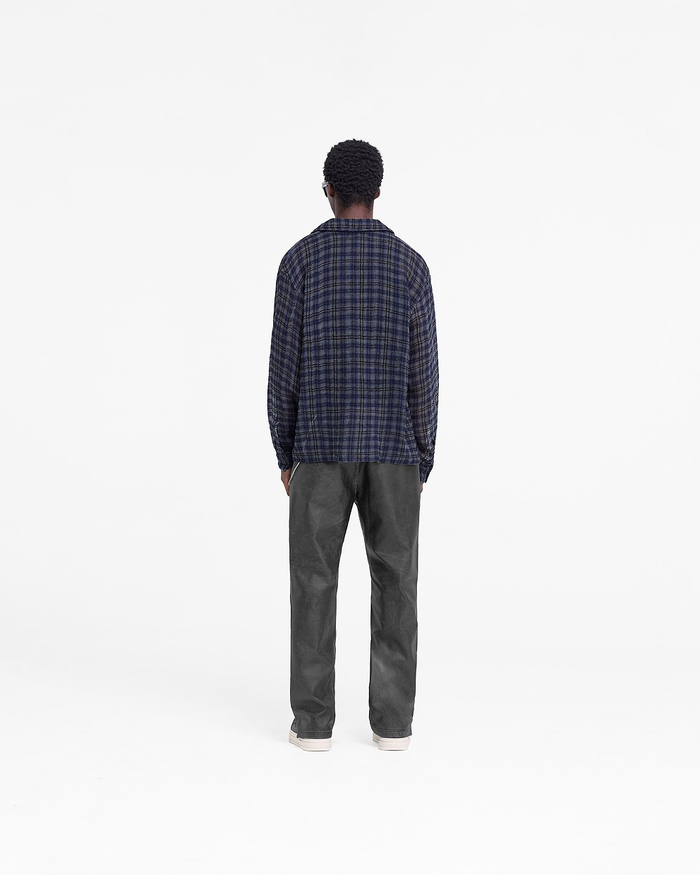 Check Flannel Shirt - Blue Check