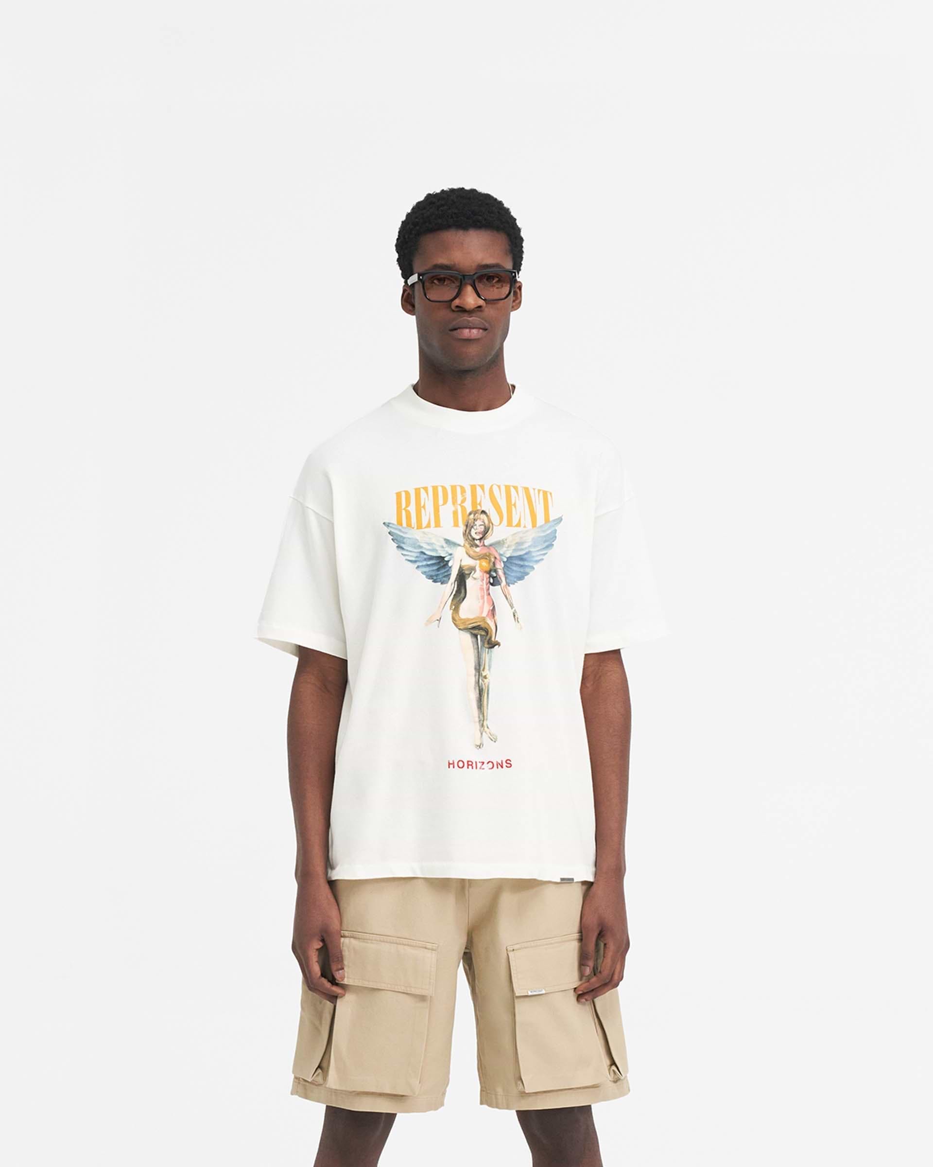 【送料込】REPRESENT_Reborn T-Shirt Reborn T-Shirt | Flat White | REPRESENT