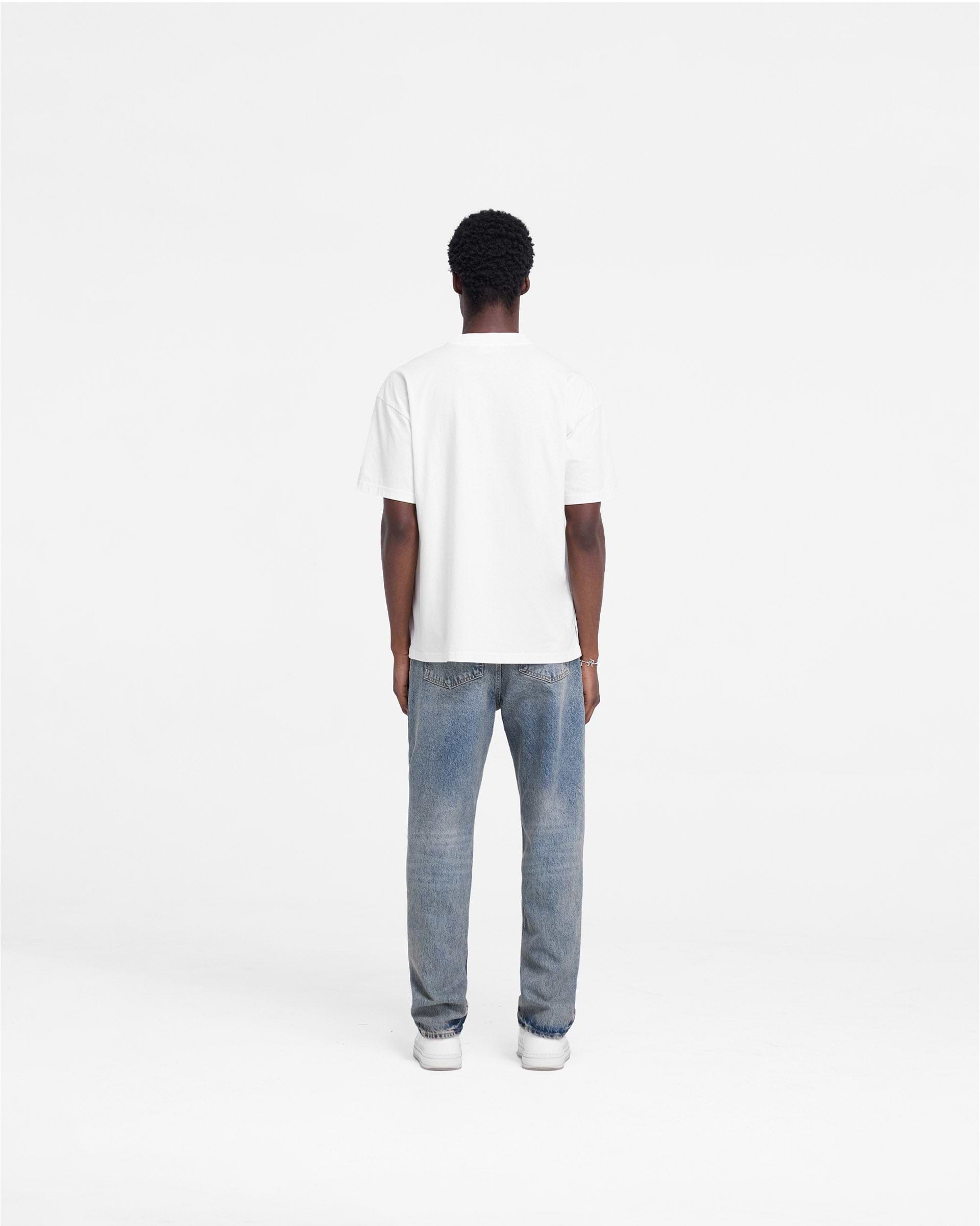 R2 Straight Leg Denim - Mid Blue