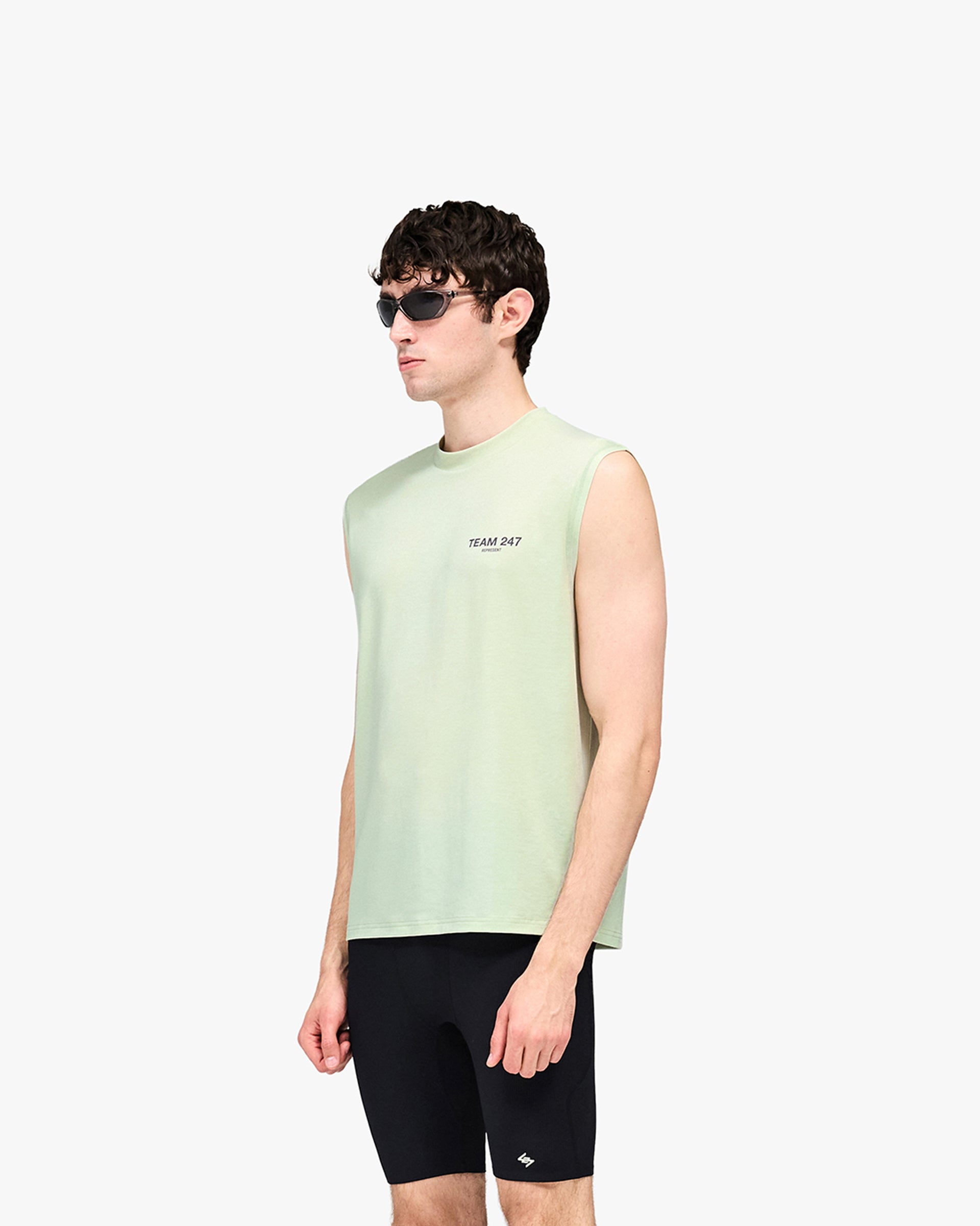 247 Team Oversized Tank - Fern