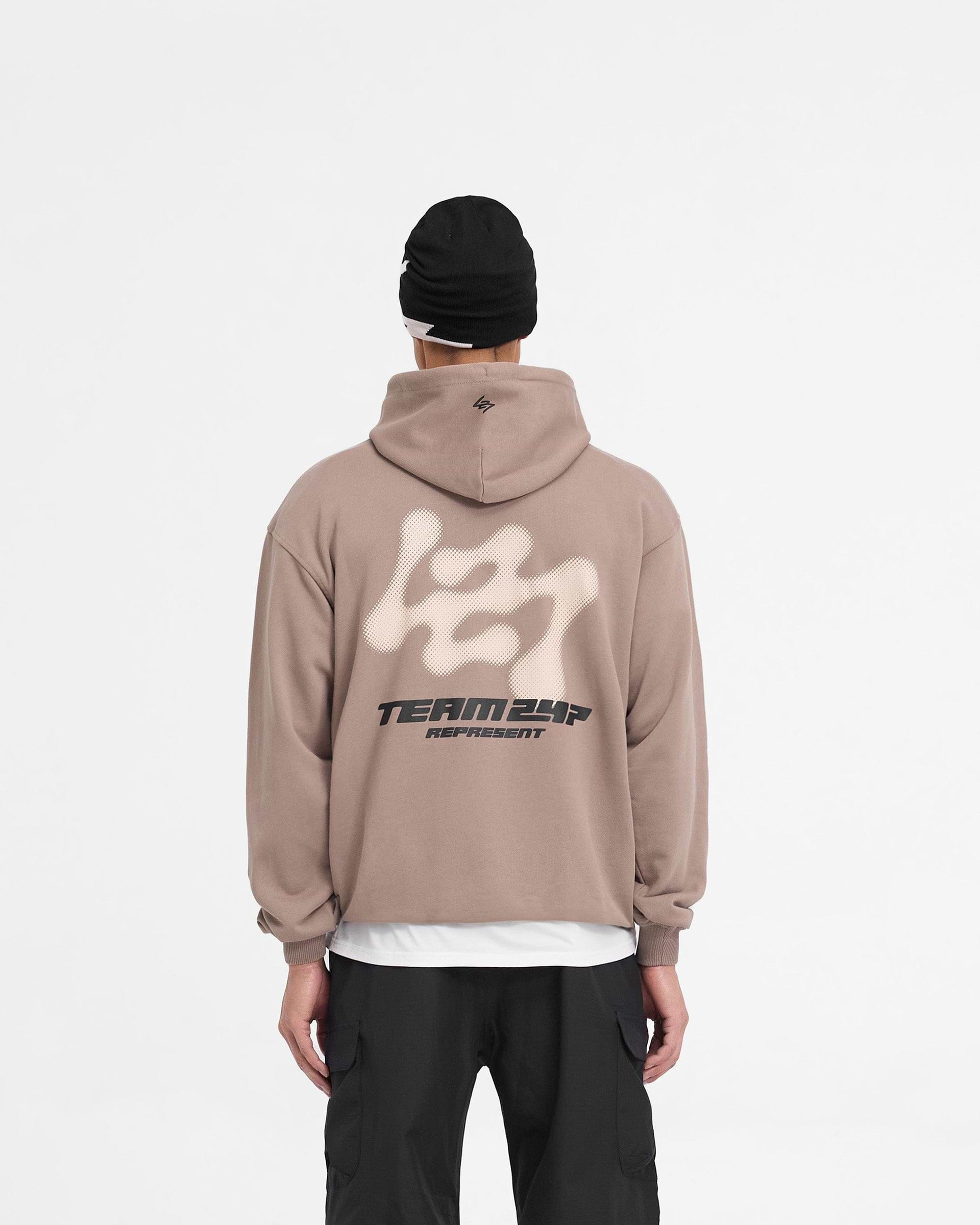 247 Future Terrains Oversized Hoodie - Umber