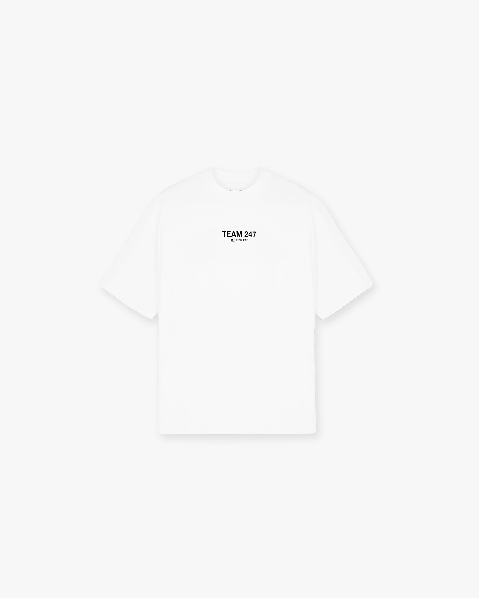 White Oversized Gym Top | 247 x Marchon | Represent Clo