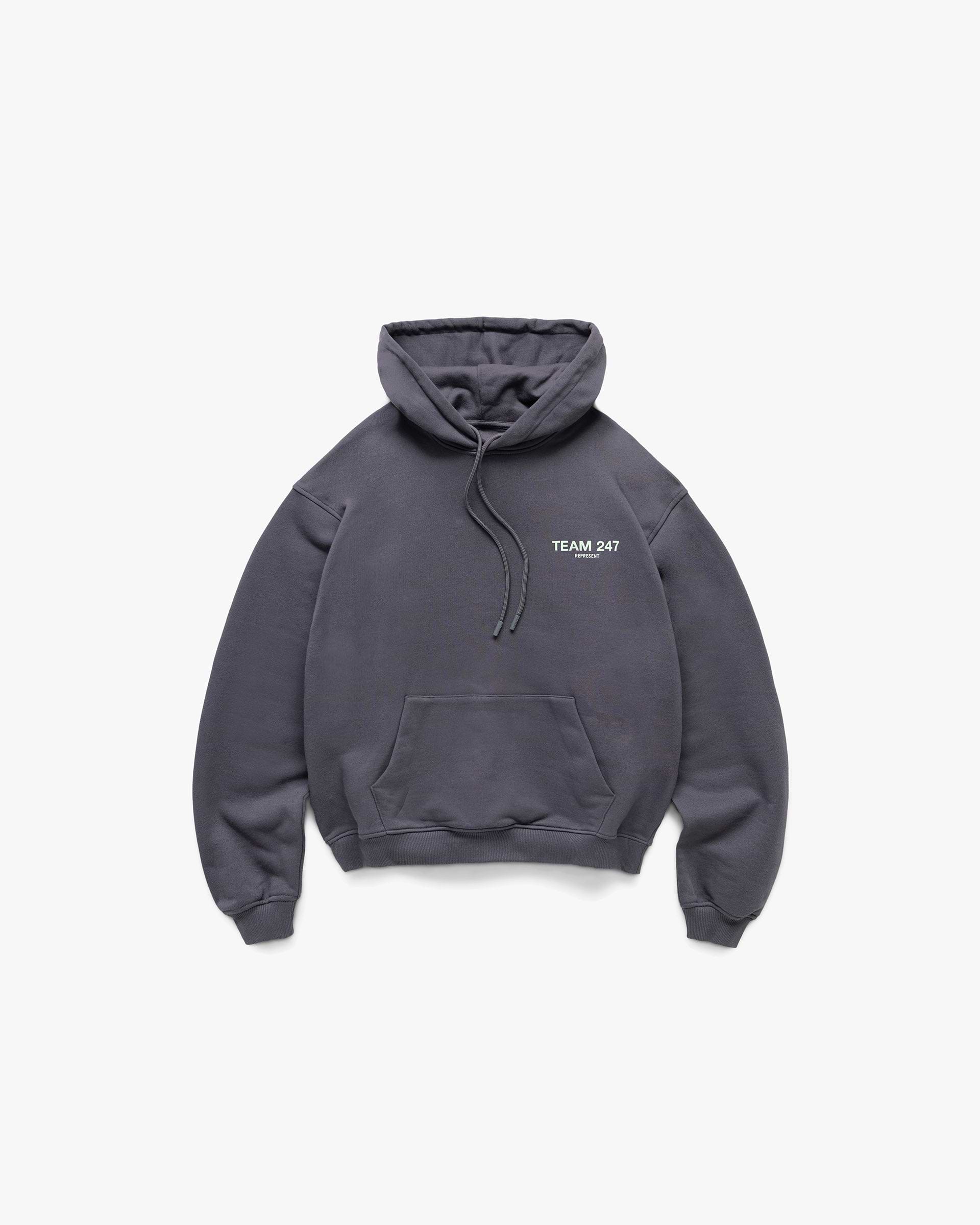 247 Team Oversized Hoodie - Graphene