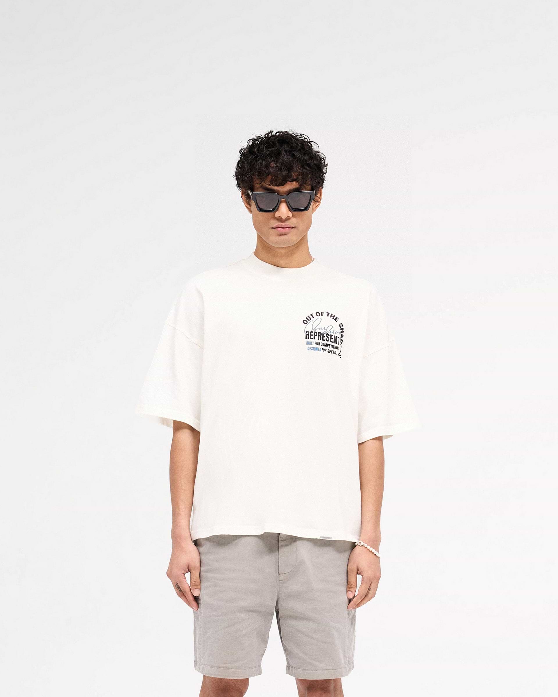 Out Of The Shadows T-Shirt - Flat White