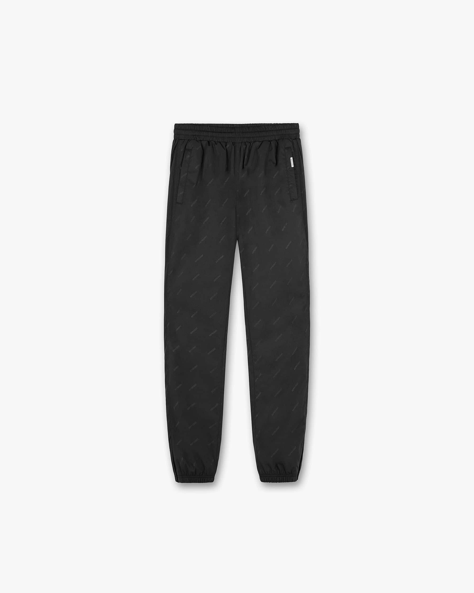 All Over Logo Trackpants | Black Pants FW22 | Represent Clo