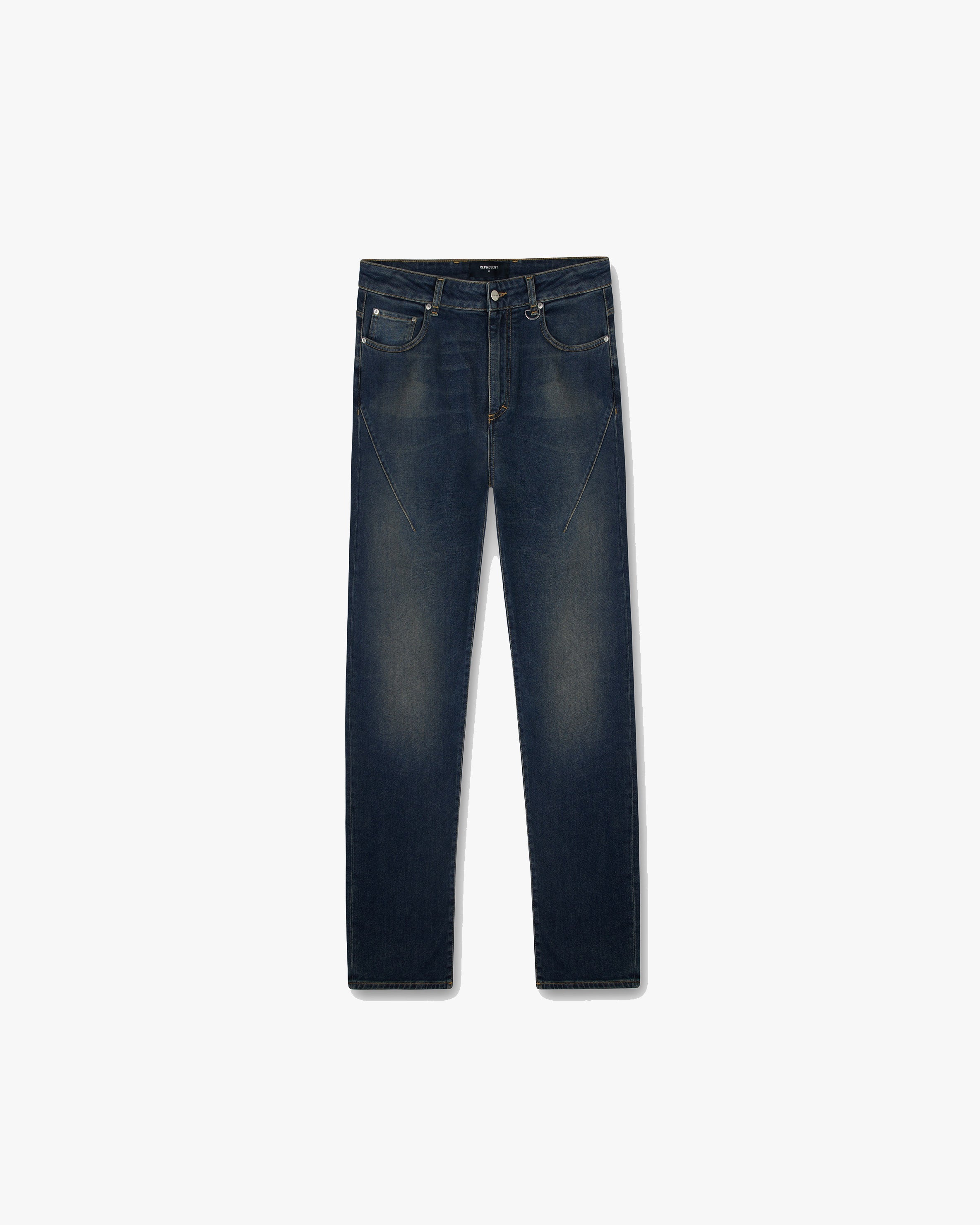 Dark Blue Baggy Jeans | Represent Clo
