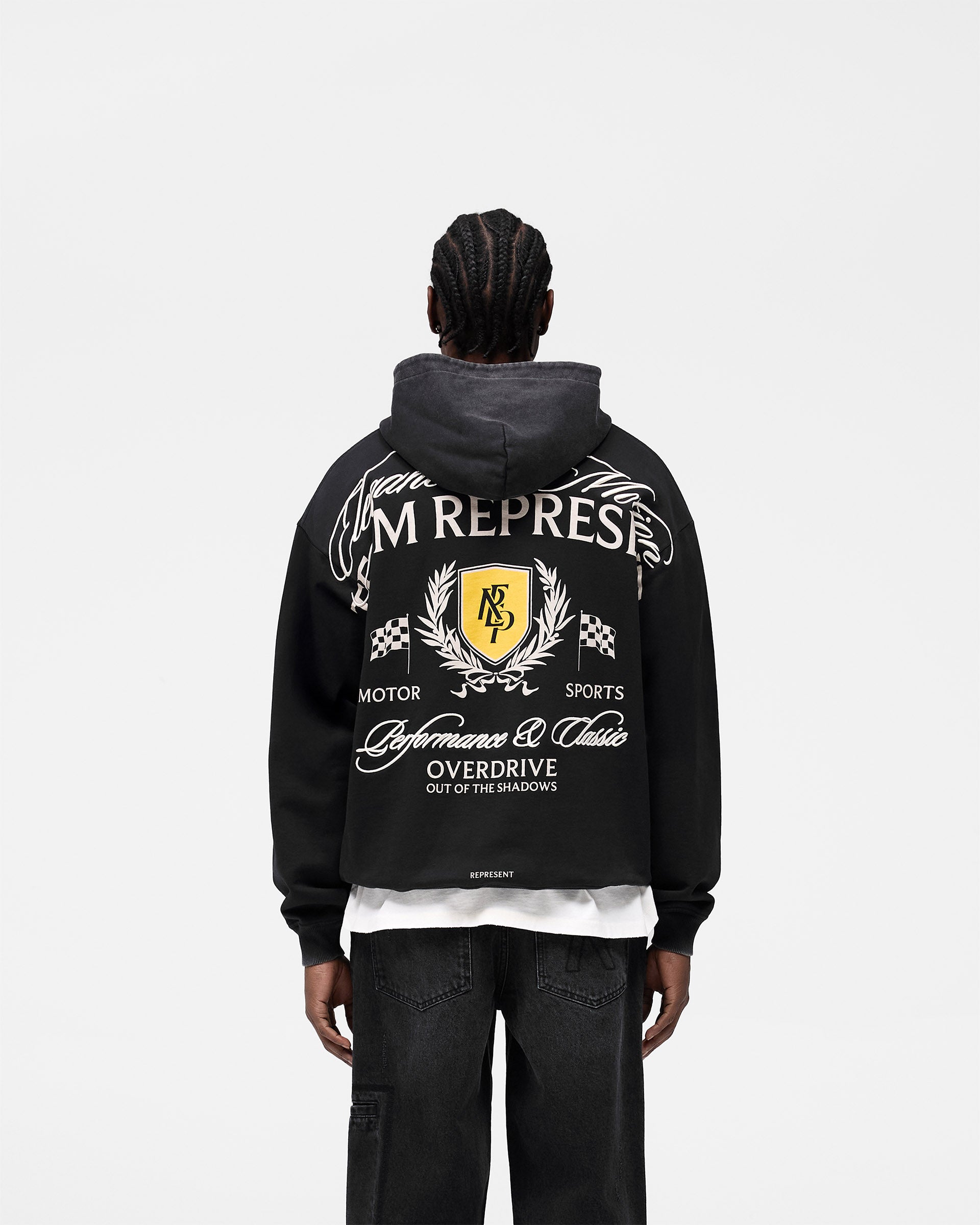 Crest Hoodie - Vintage Black