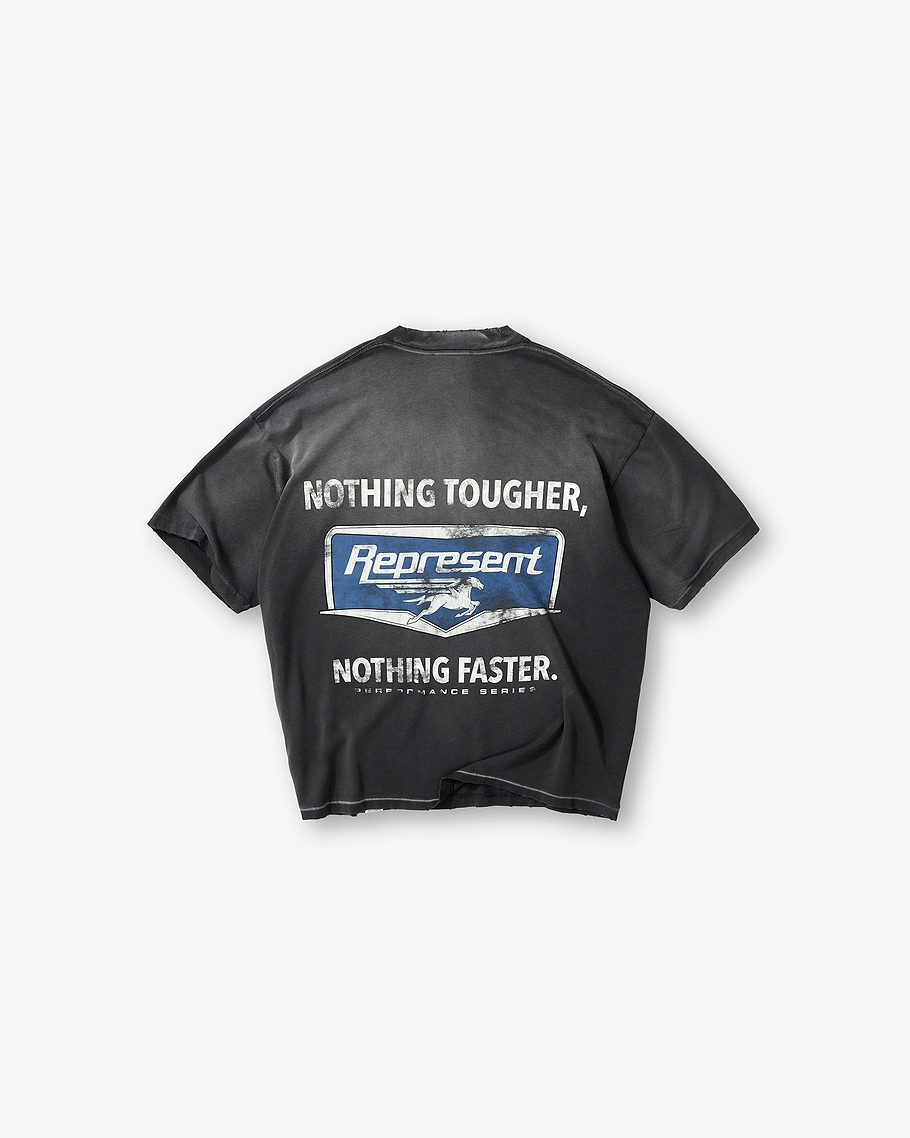 Black t-shirt product shot