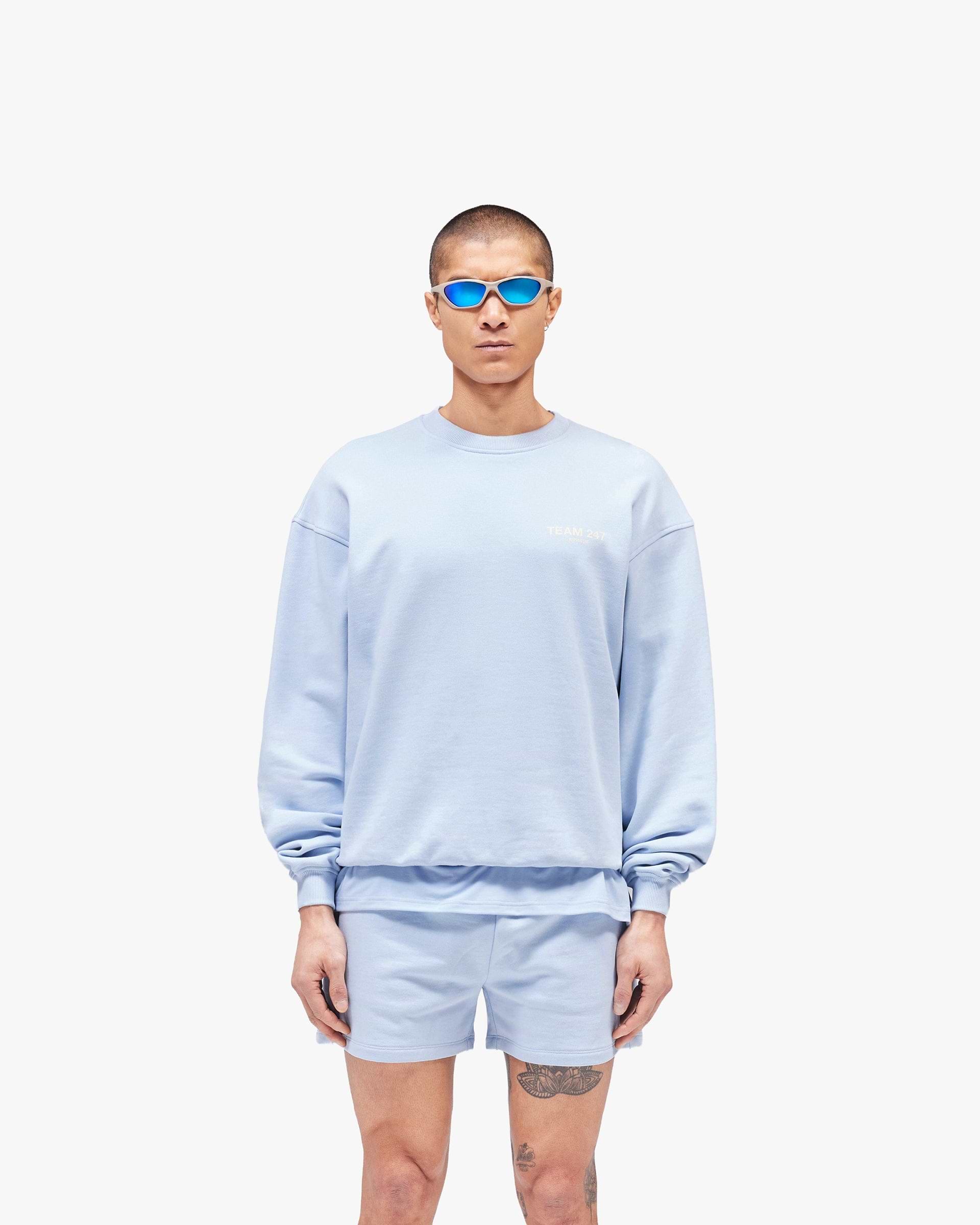 Team 247 Oversized Crew - Glacier