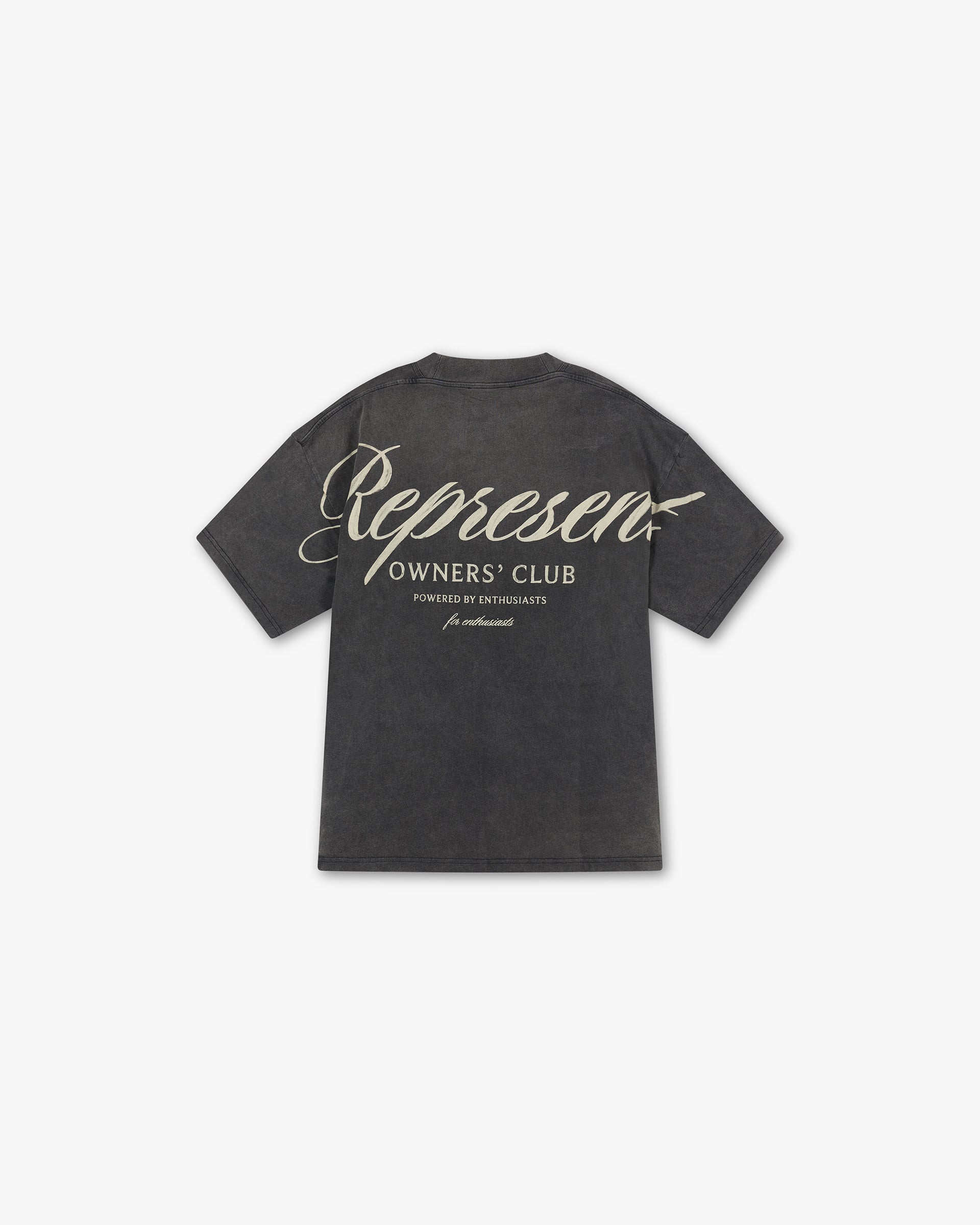 Represent Owners Club Script T-Shirt - Vintage Grey