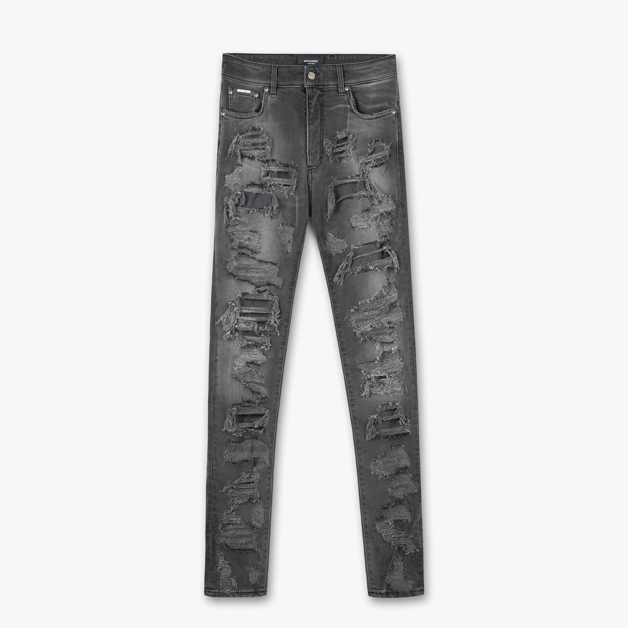 Shredded Denim - Vintage Grey