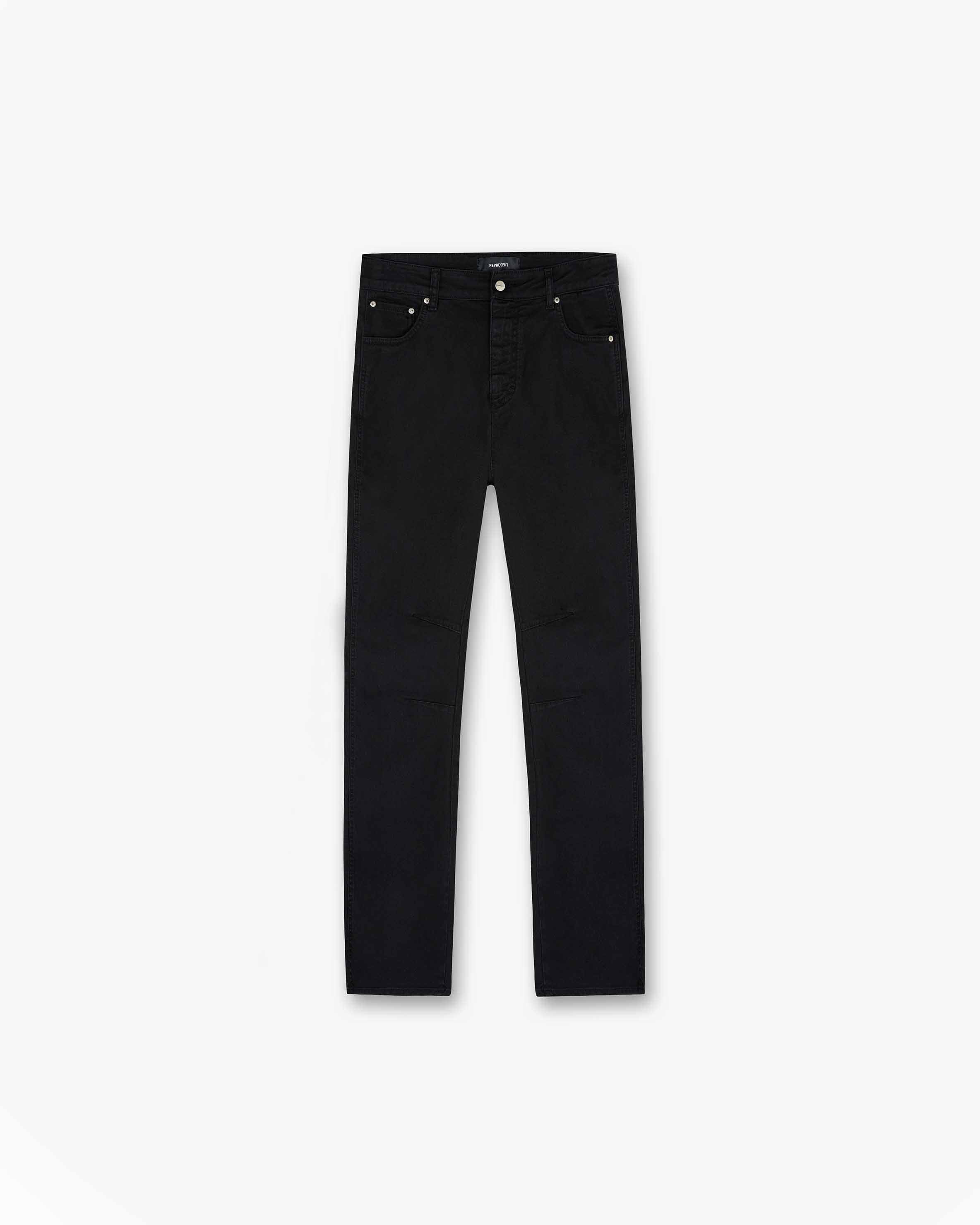 Straight Leg Denim - Black