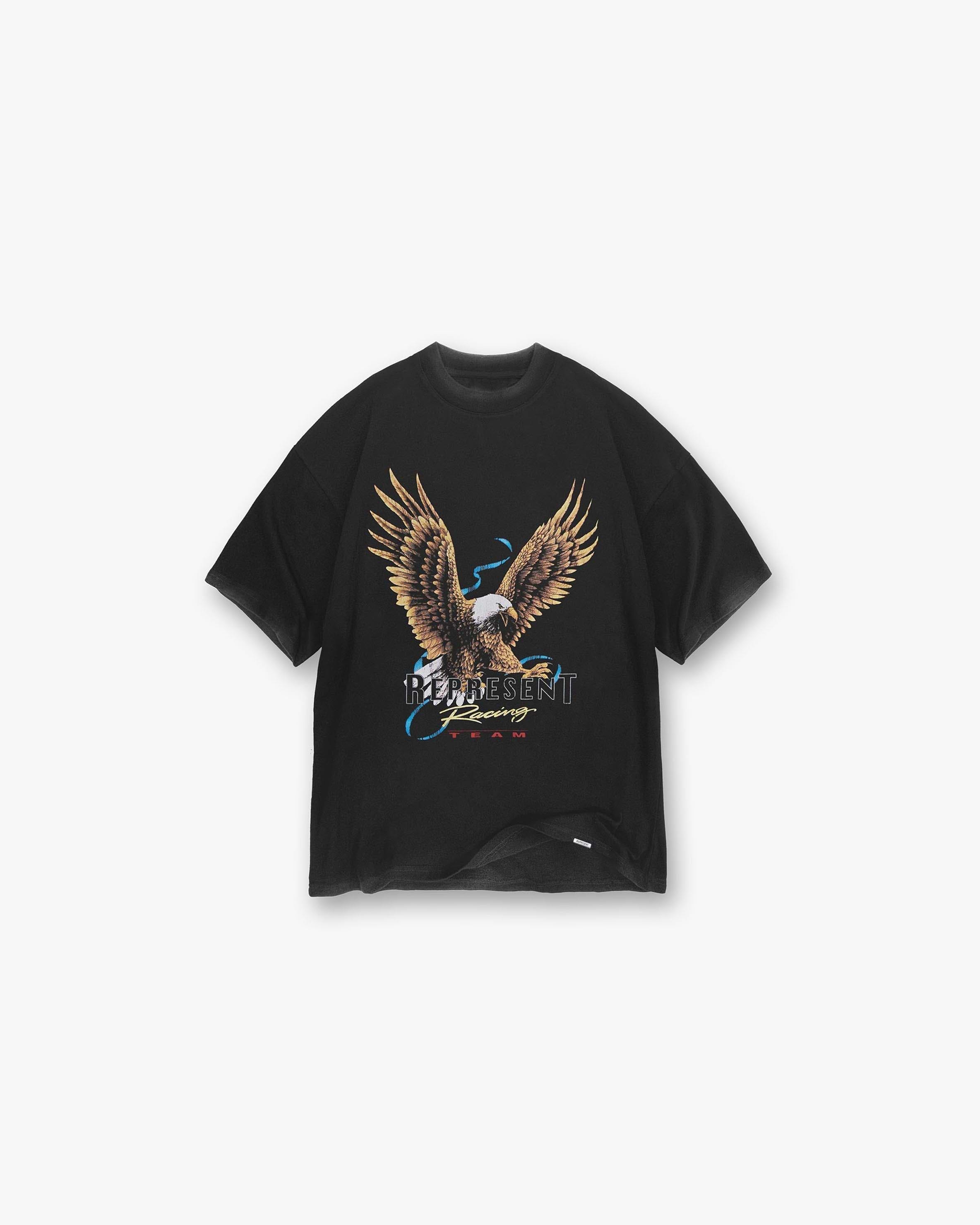 Racing Team Eagle T-Shirt - Vintage Black