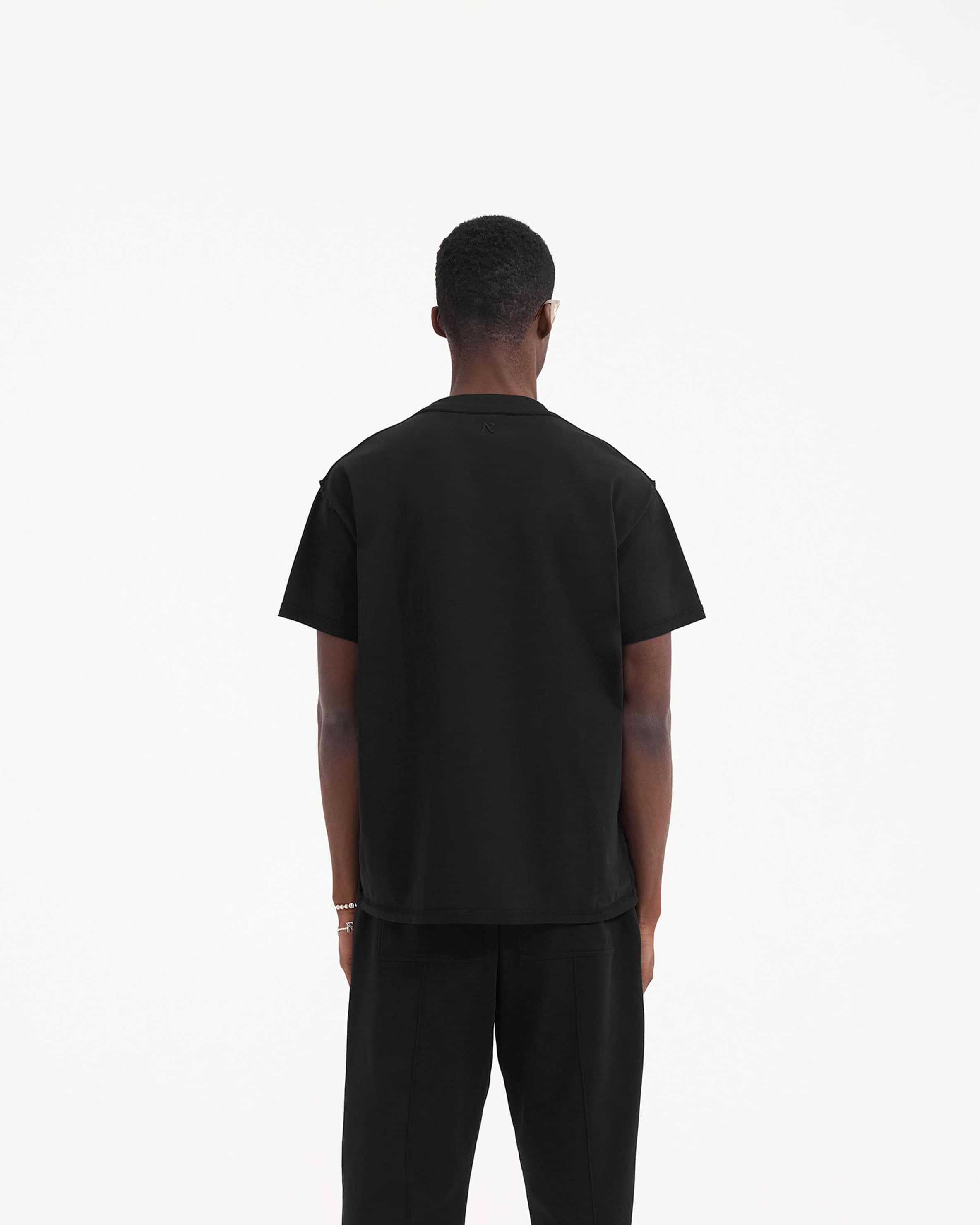 Initial T-Shirt | Jet Black T-Shirts Initial | Represent Clo