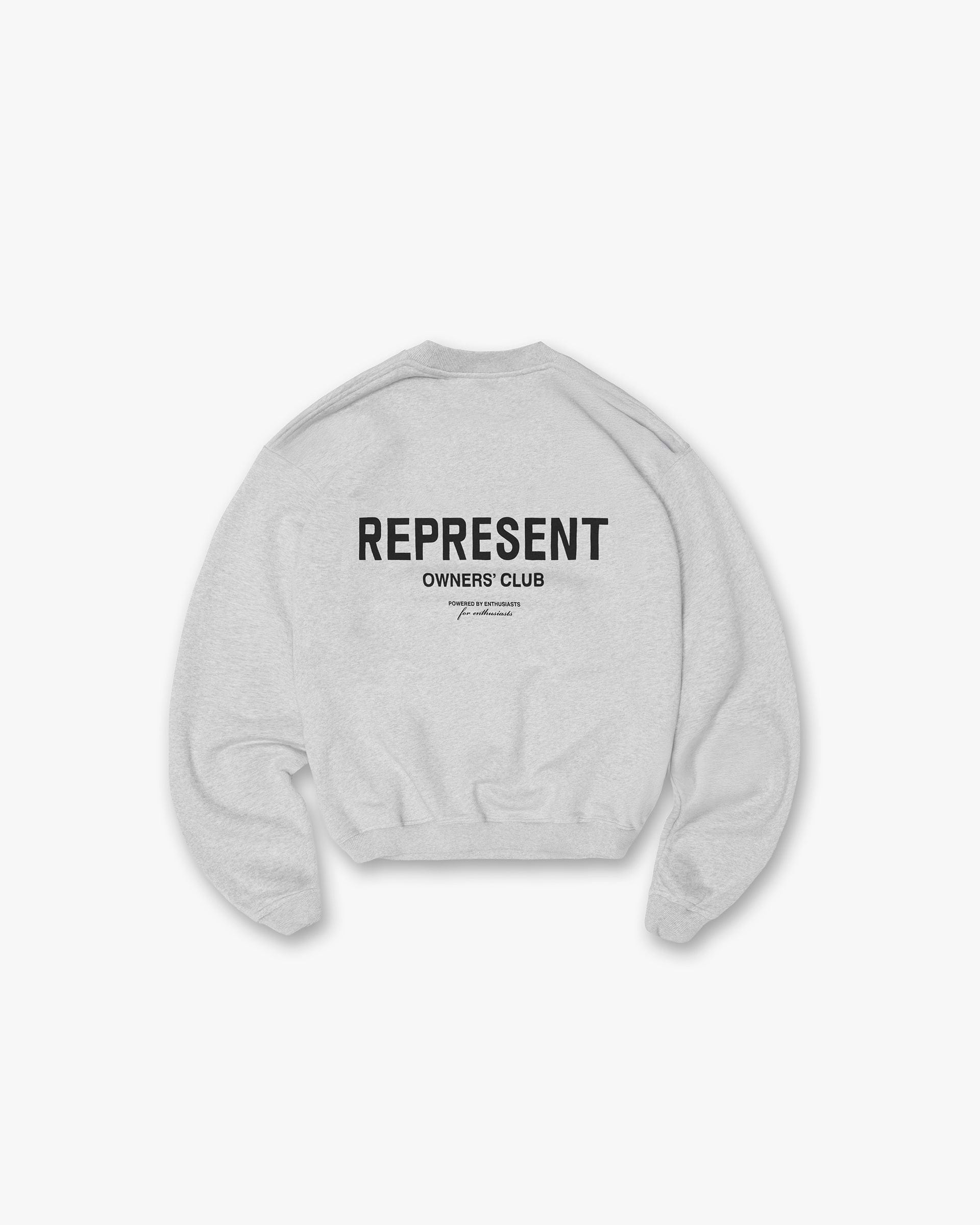 Represent Owners Club Sweater - Ash Grey