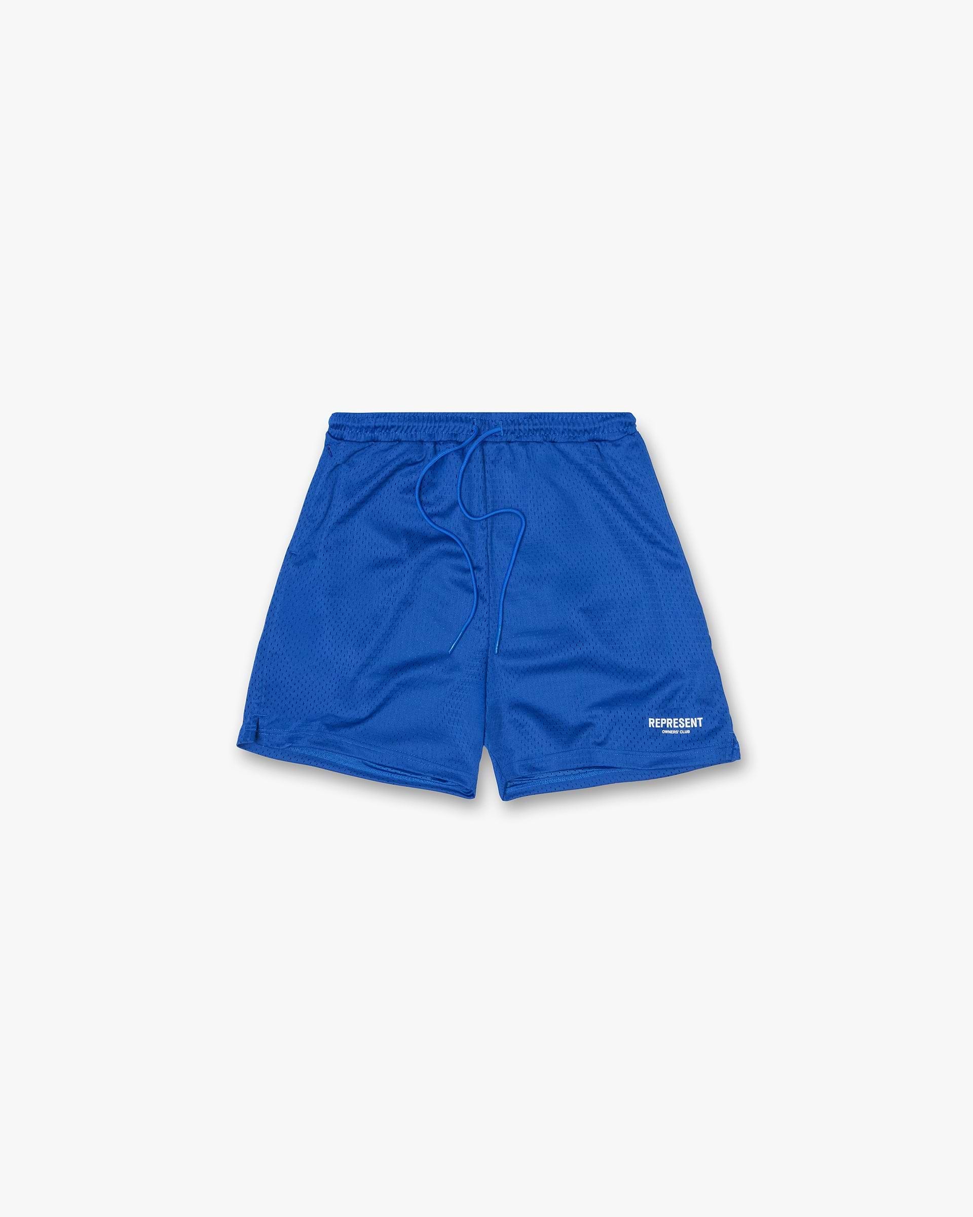 Represent Owners Club Mesh Shorts | Cobalt Shorts | Represent | REPRESENT