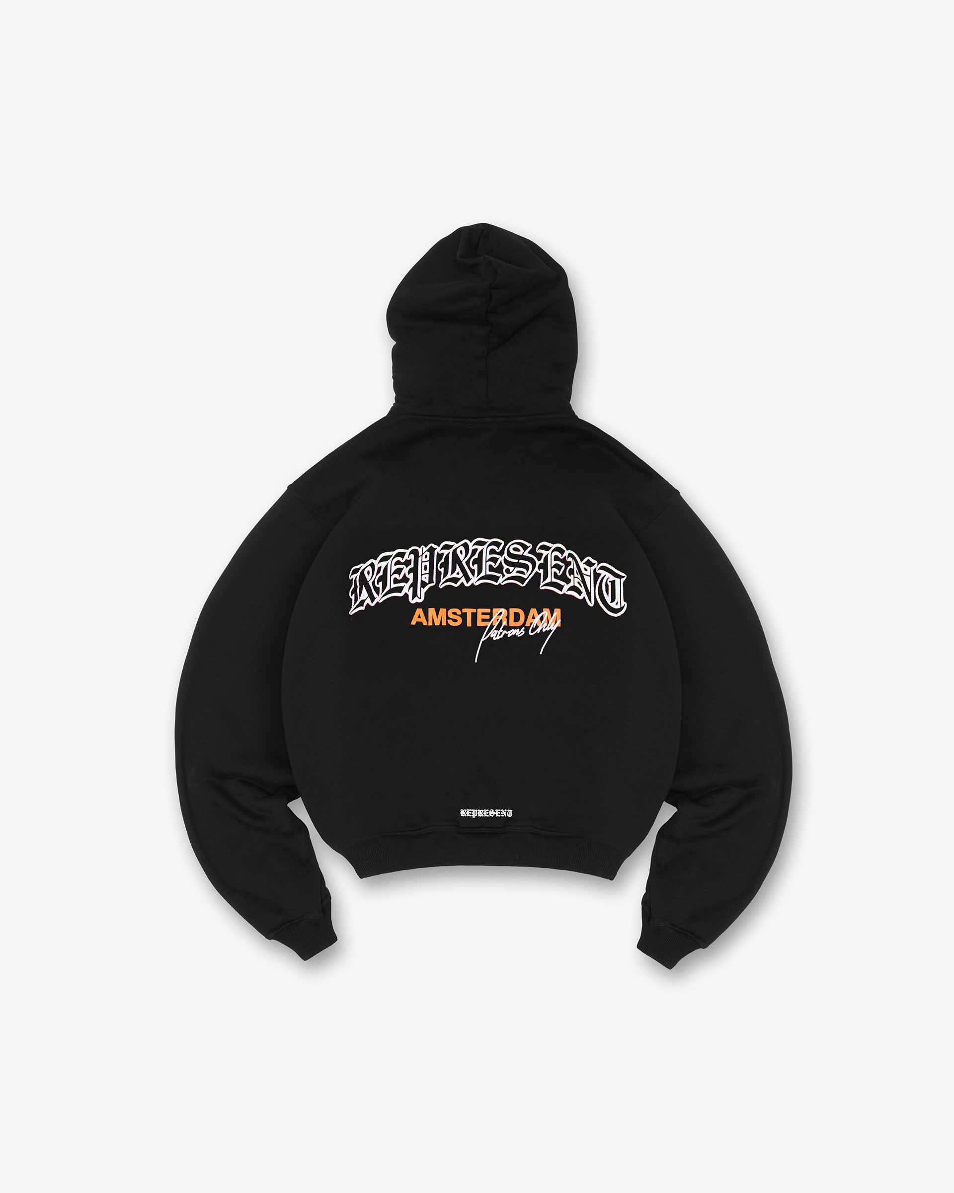 Represent Amsterdam Hoodie - Black