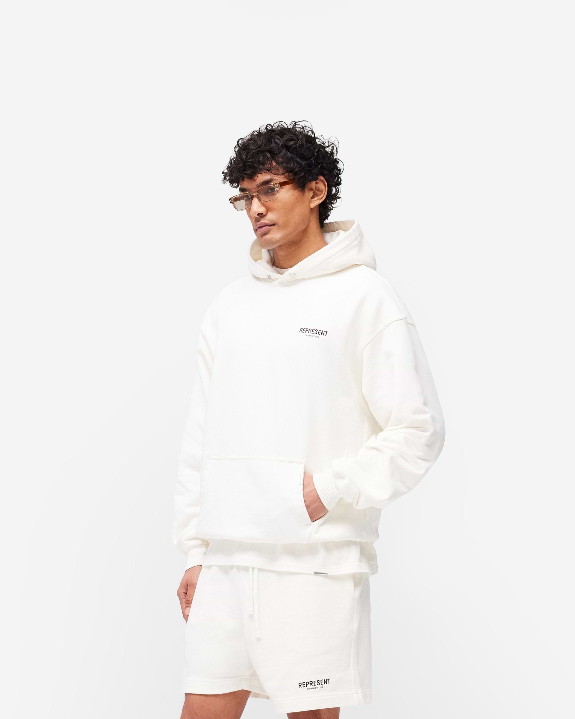 Represent Owners Club Hoodie - Flat White