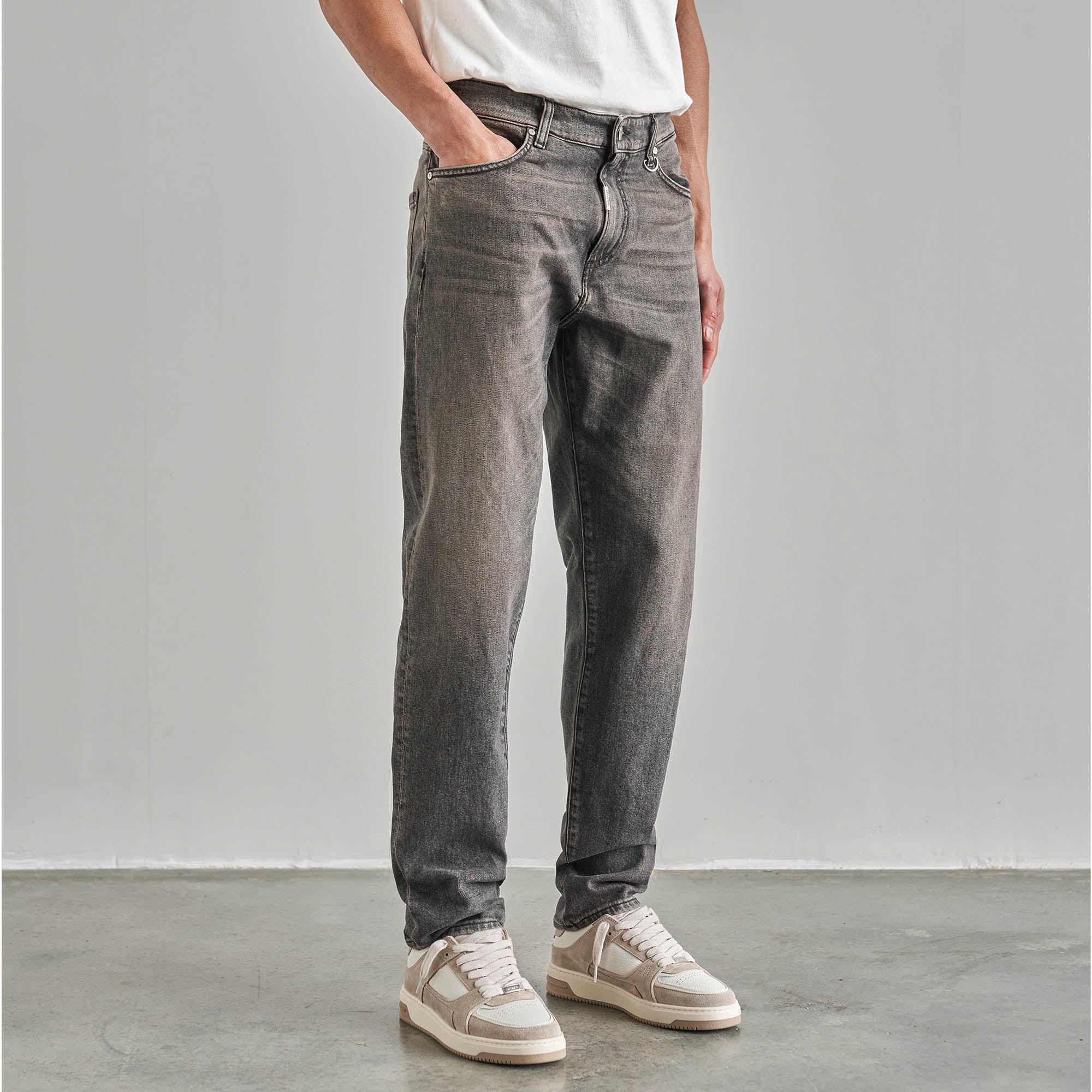 Baggy Denim - Dark Taupe