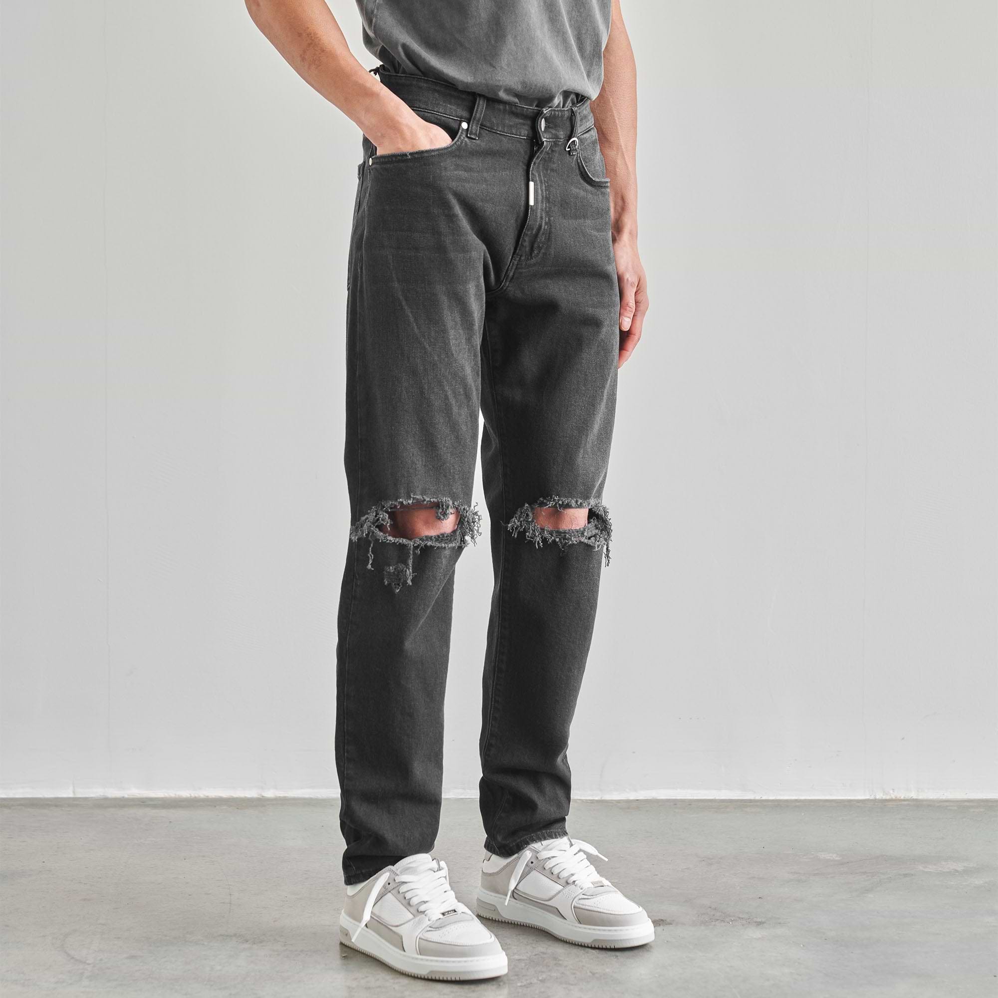 Baggy Destroyer Denim - Vintage Black