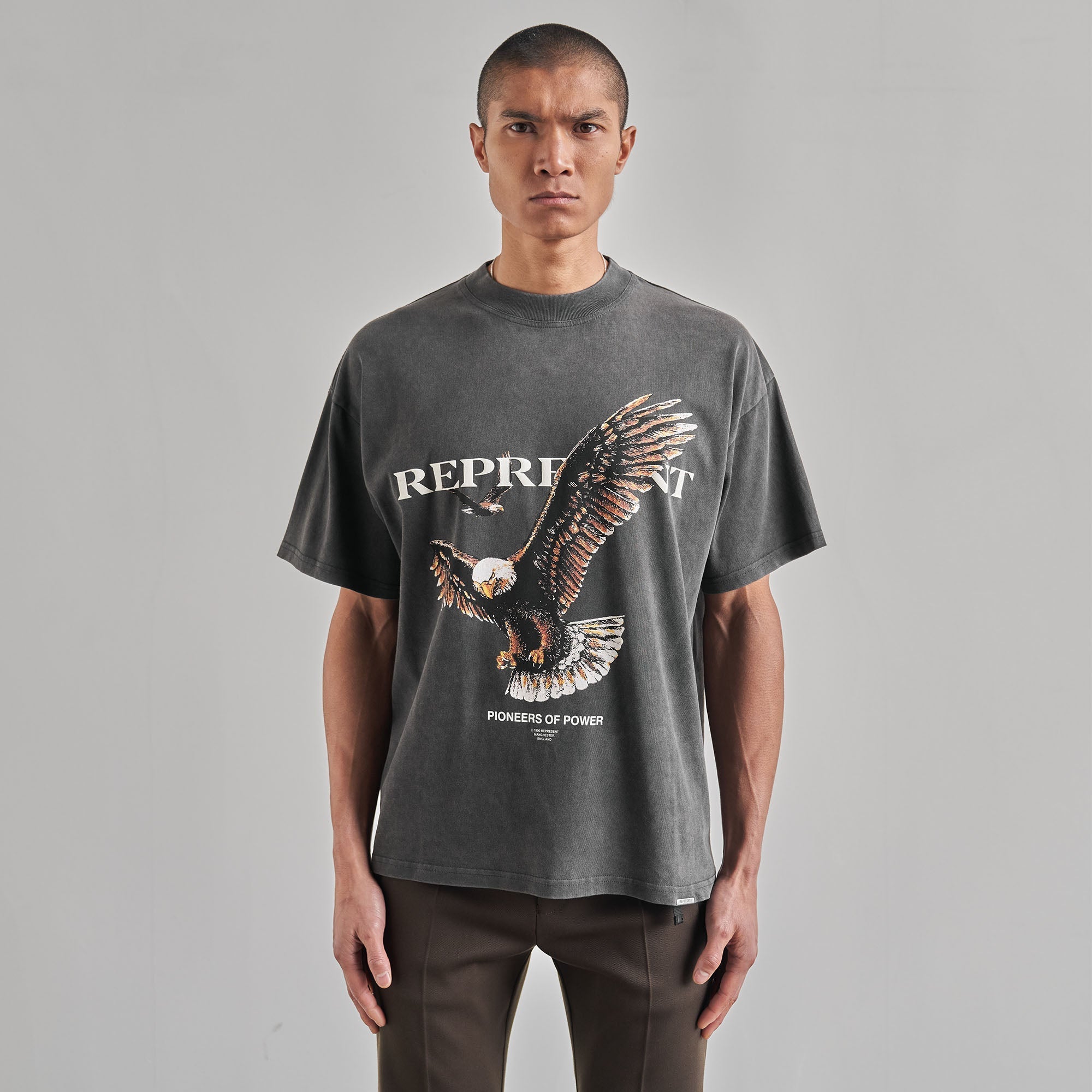 Pioneers Of Power T-Shirt - Vintage Grey