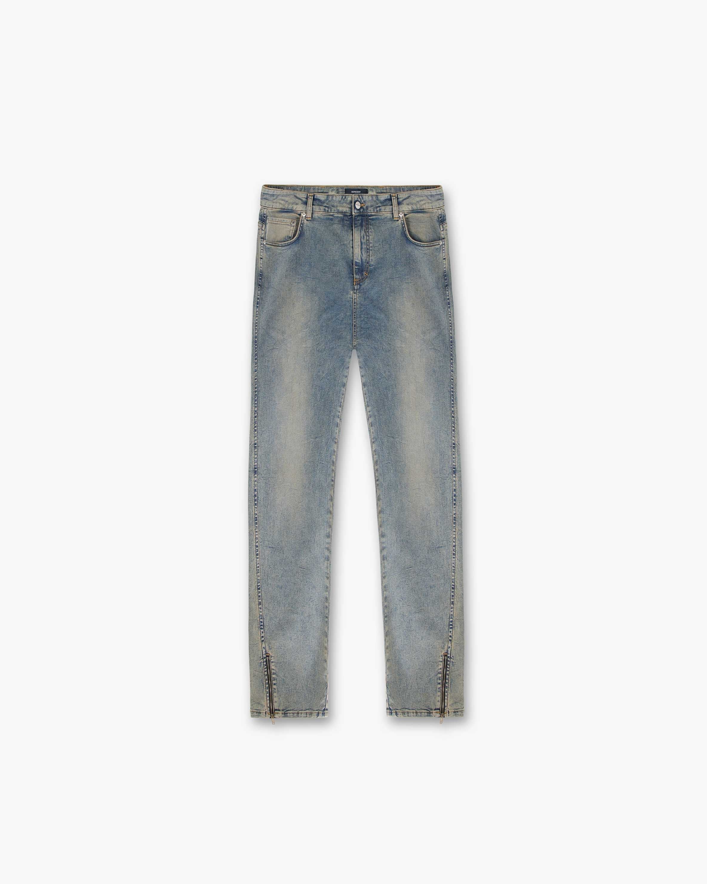 Split Denim | Blue Cream | Represent Clo
