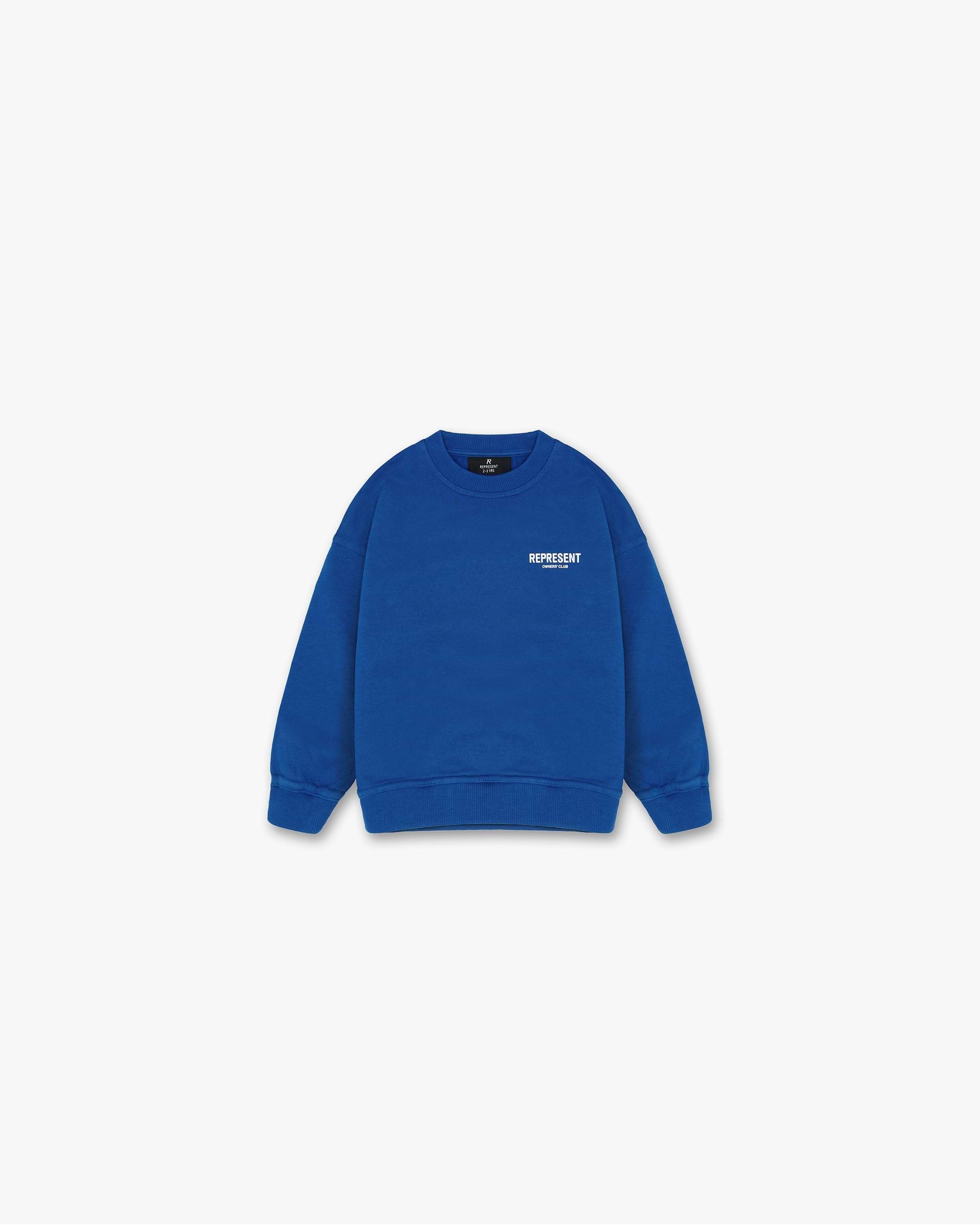 【関税&送料込】Represent Sweaters Blue Mini Sweaters | REPRESENT