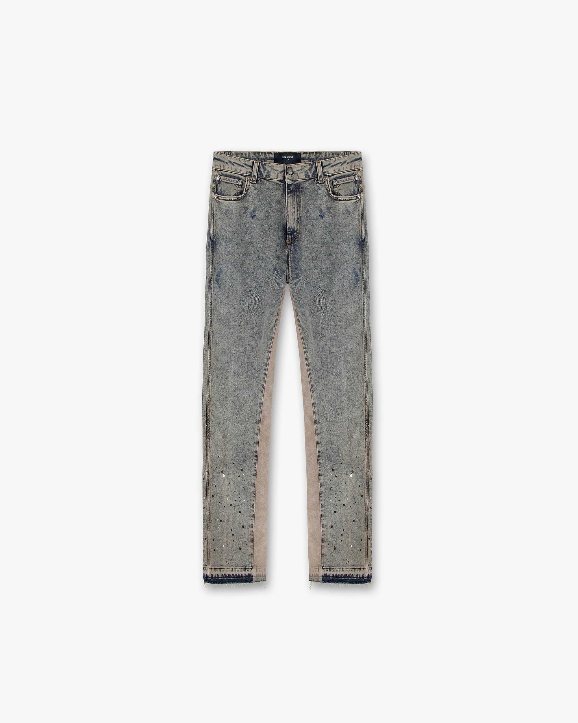 Straight Leg Denim - Dust Blue