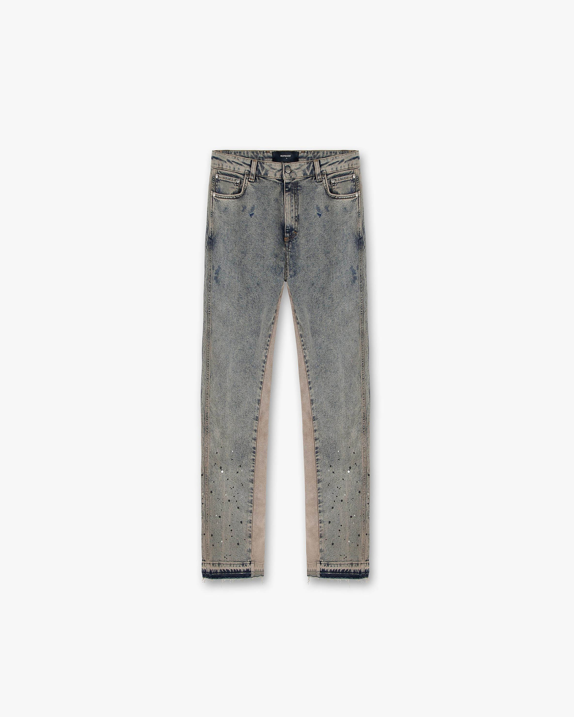 Straight Leg Denim - Dust Blue