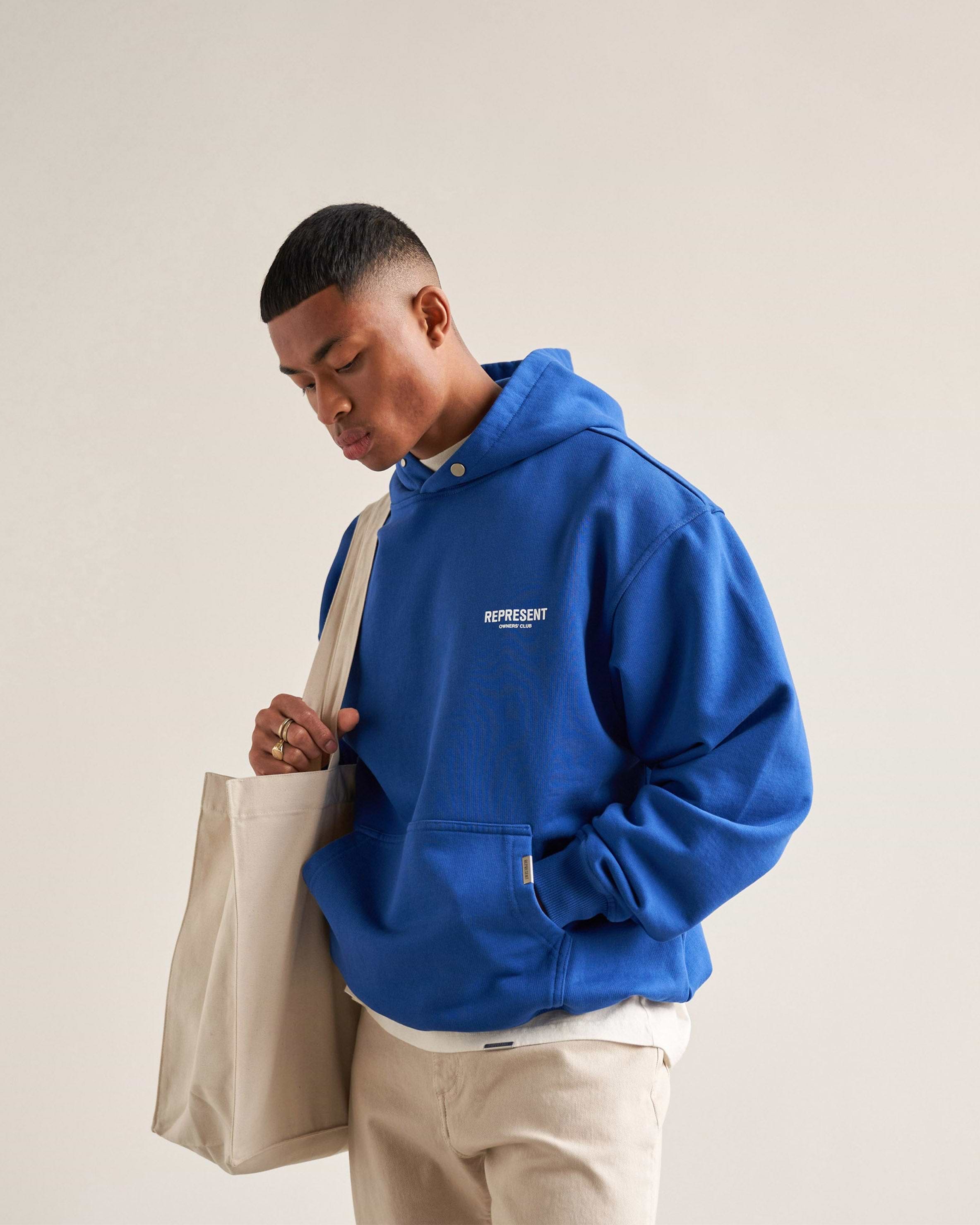 Represent Owners Club Hoodie | Powder Blue Hoodies | REPRESENT