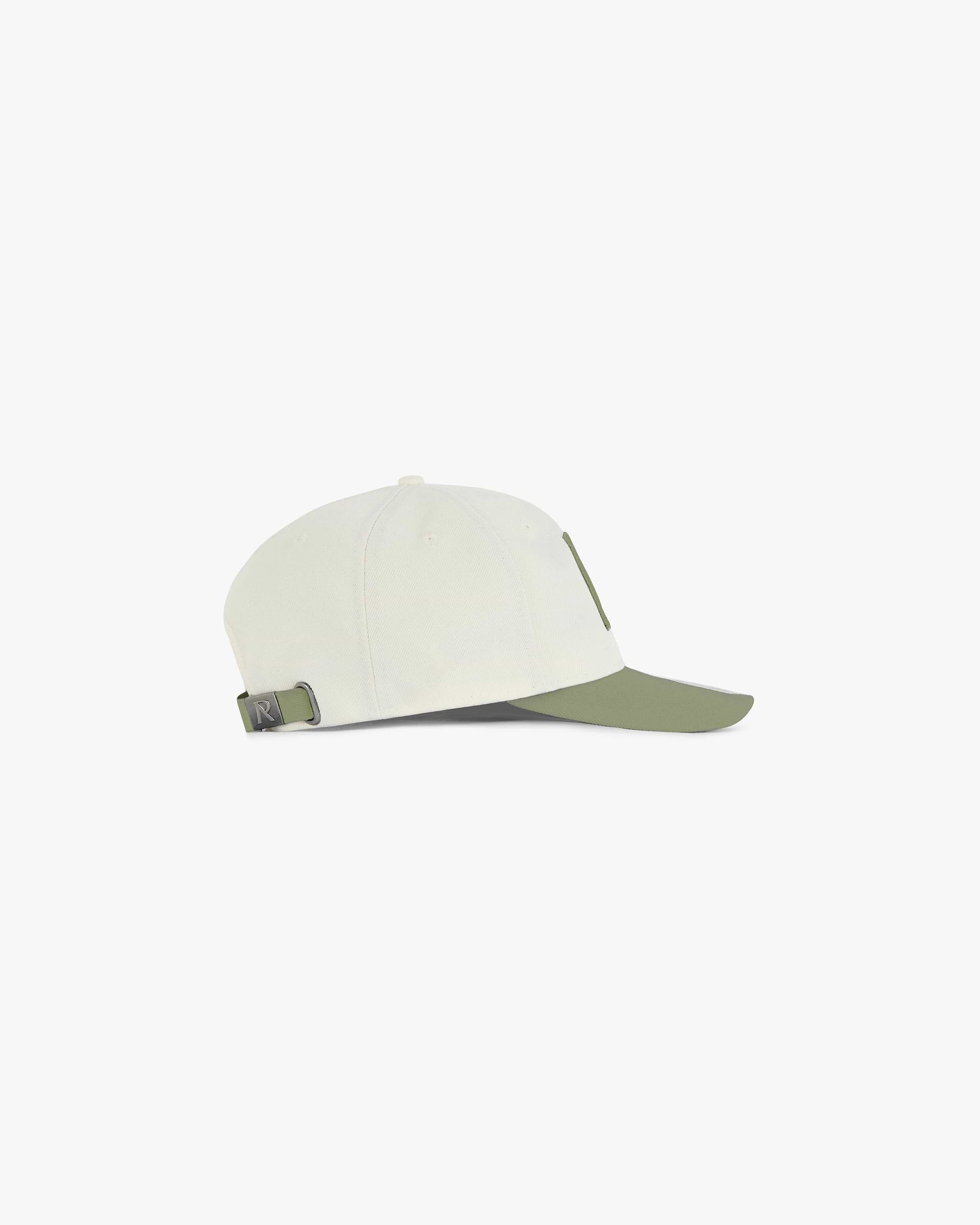 Initial New Era 950 Retrocrown Cap | Khaki Cream Accessories SC23 | Represent Clo