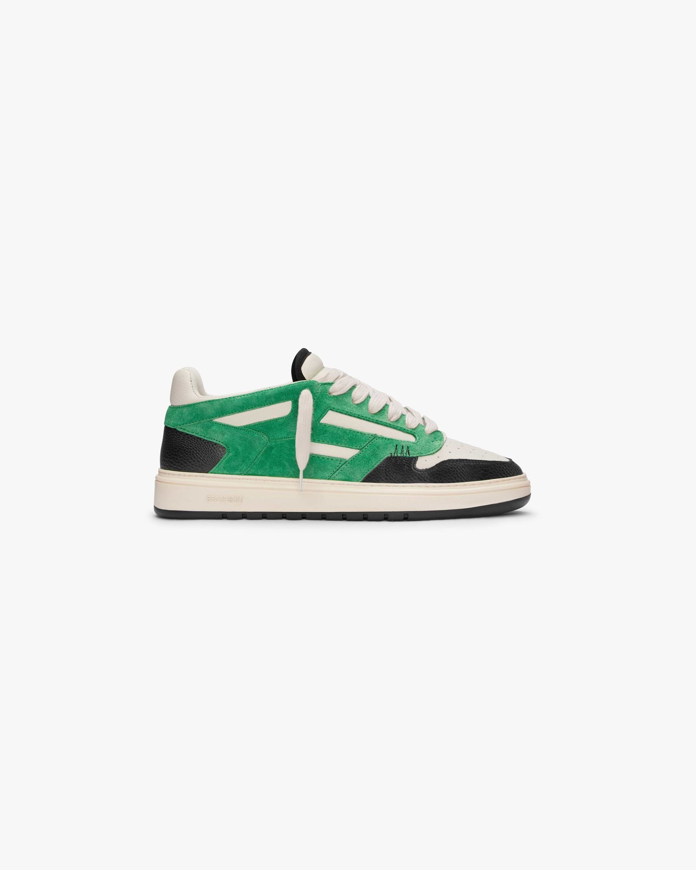 Reptor Low | Island Green Vintage White Black Footwear FW23 | Represent Clo