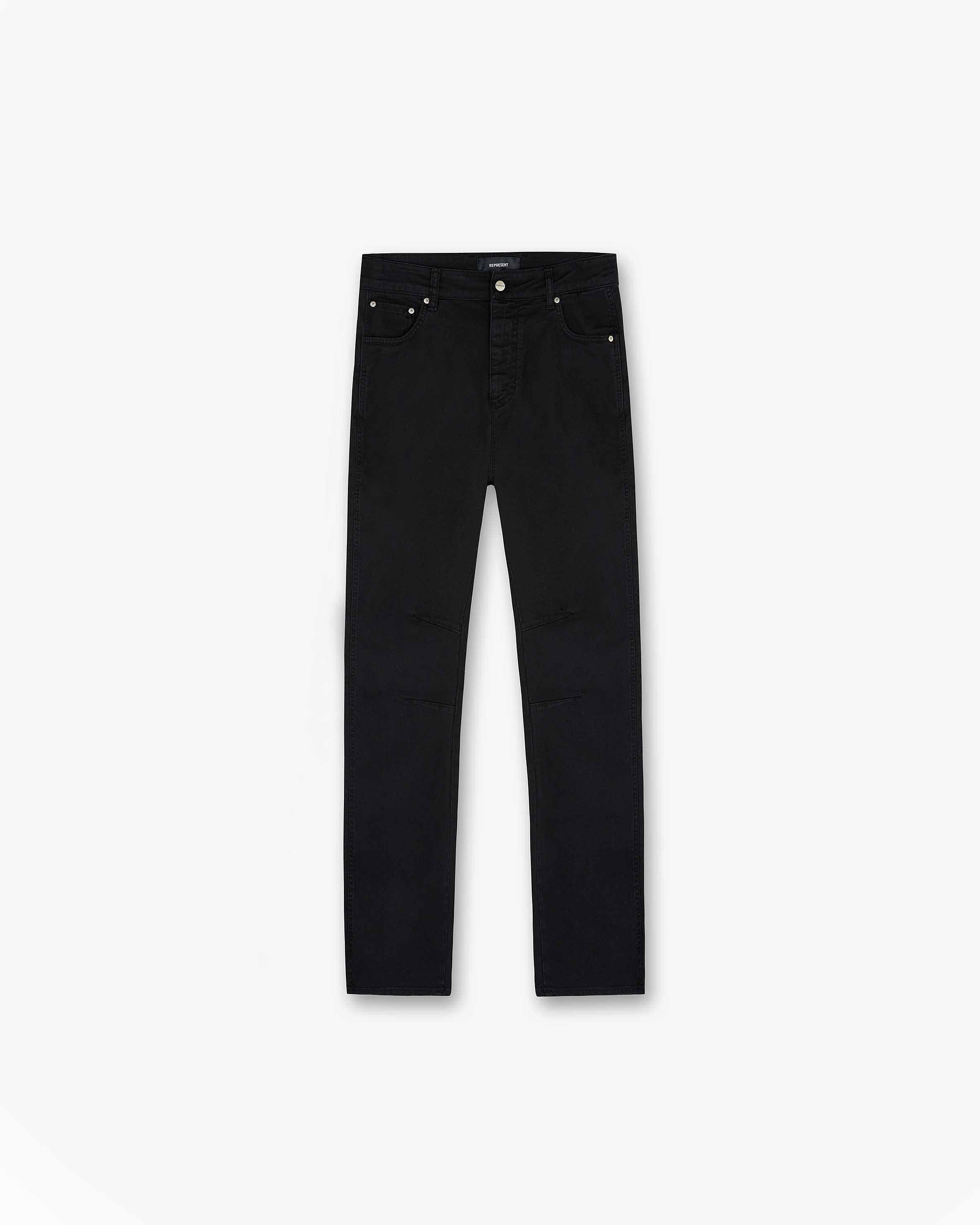 Straight Leg Denim - Black