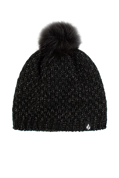 Women's Corsica Basket Weave Hat With Pom Pom