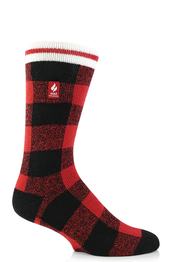 Men's Lite Roy Buffalo Plaid Crew Sock