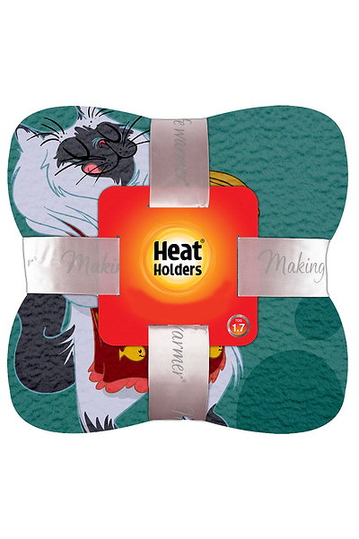 Heat Holders Busy Kitty Blanket Grey
