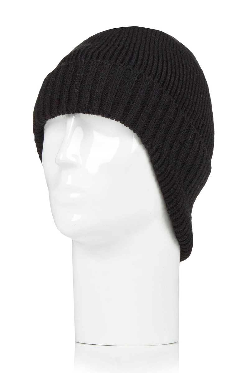 Heat Holders Daniel Men's Cosy Ears Hat Black