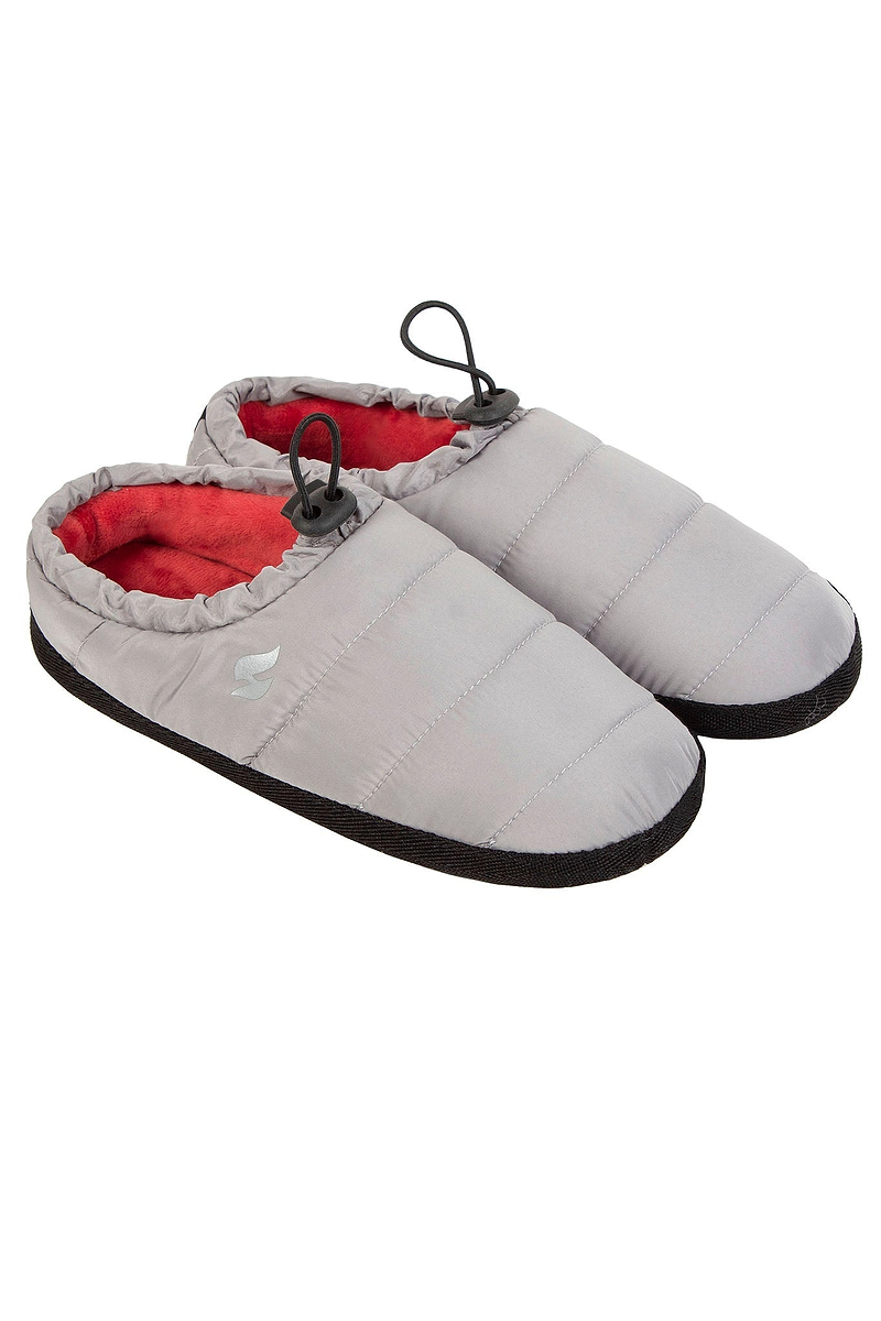 Heat Holders Men's Drawstring Slipper Grey