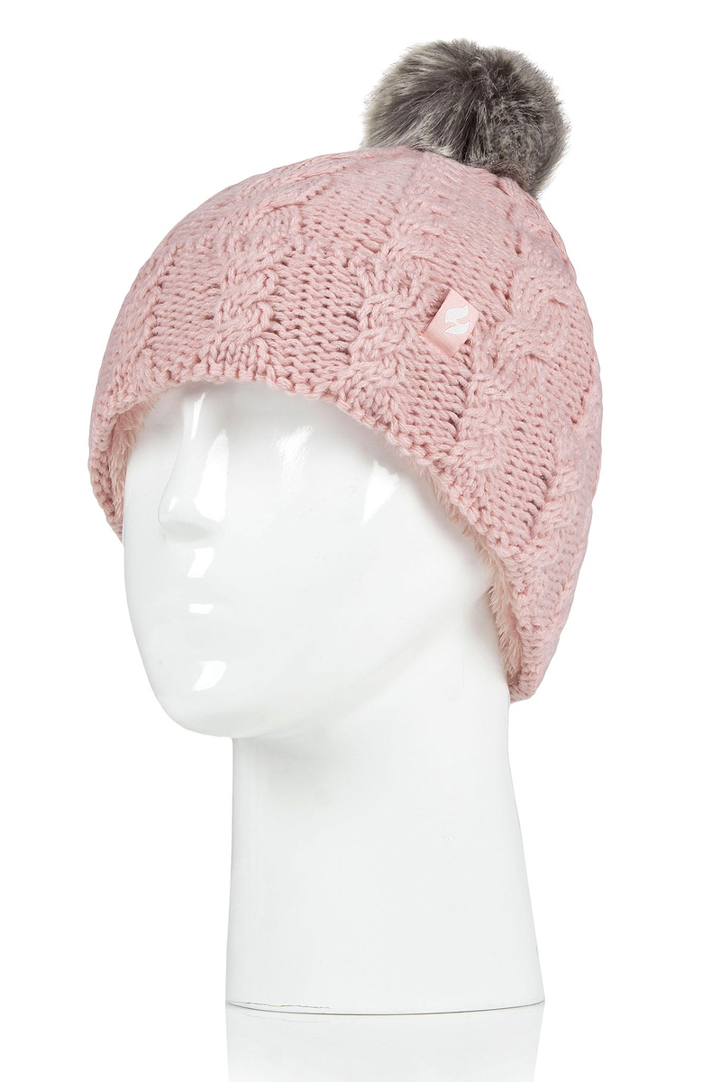 Heat Holders Kids' Glacier Peak Thermal Hat Dusty Pink