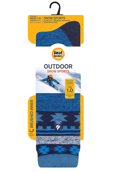 Heat Holders Men's Franz Freerider Snowsports Long Sock Navy #color_navy