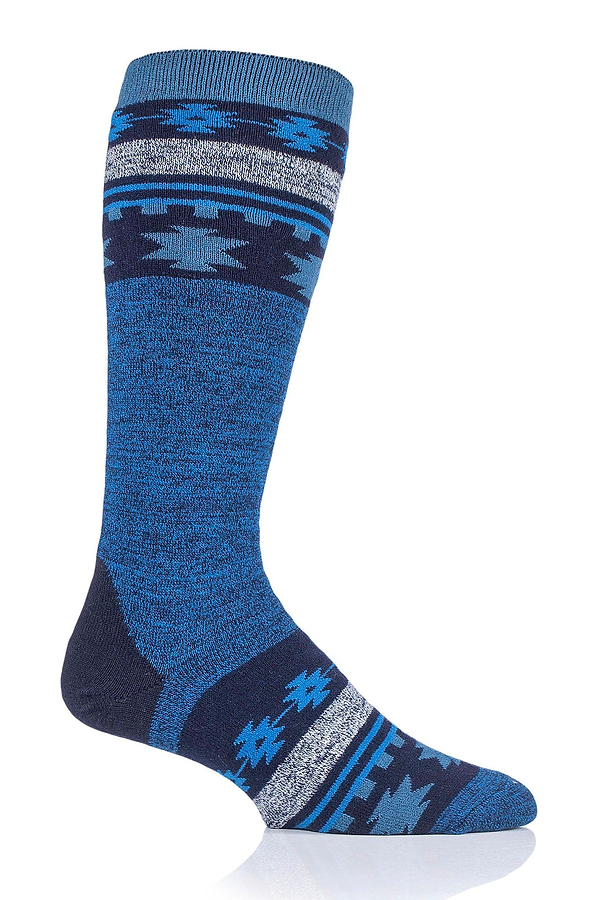 Heat Holders Men's Franz Freerider Snowsports Long Sock Navy #color_navy