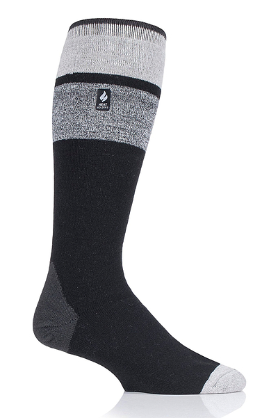Heat Holders Men's Franz Steeze Snowsports Long Sock Grey #color_grey