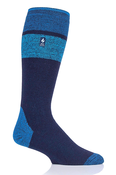 Heat Holders Men's Franz Steeze Snowsports Long Sock Navy #color_navy