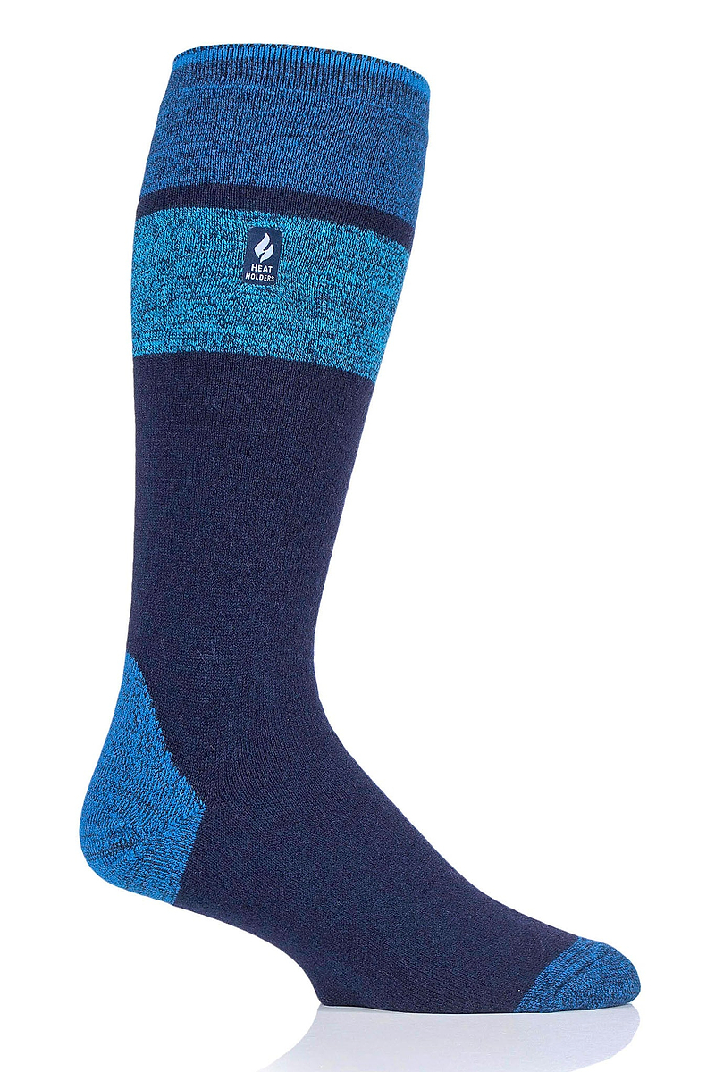 Heat Holders Men's Franz Steeze Snowsports Long Sock Navy