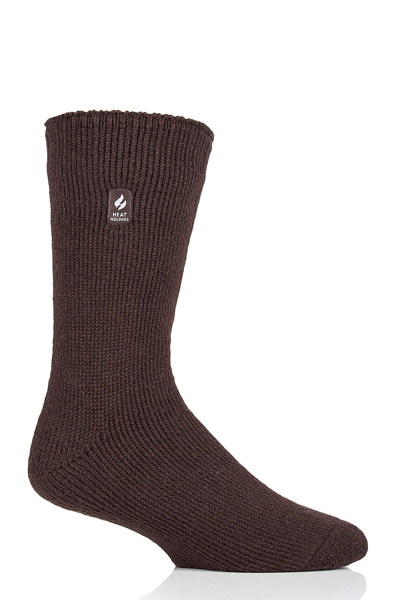 Heat Holders Men's Big/Tall Joshua Original Thermal Crew Sock Brown