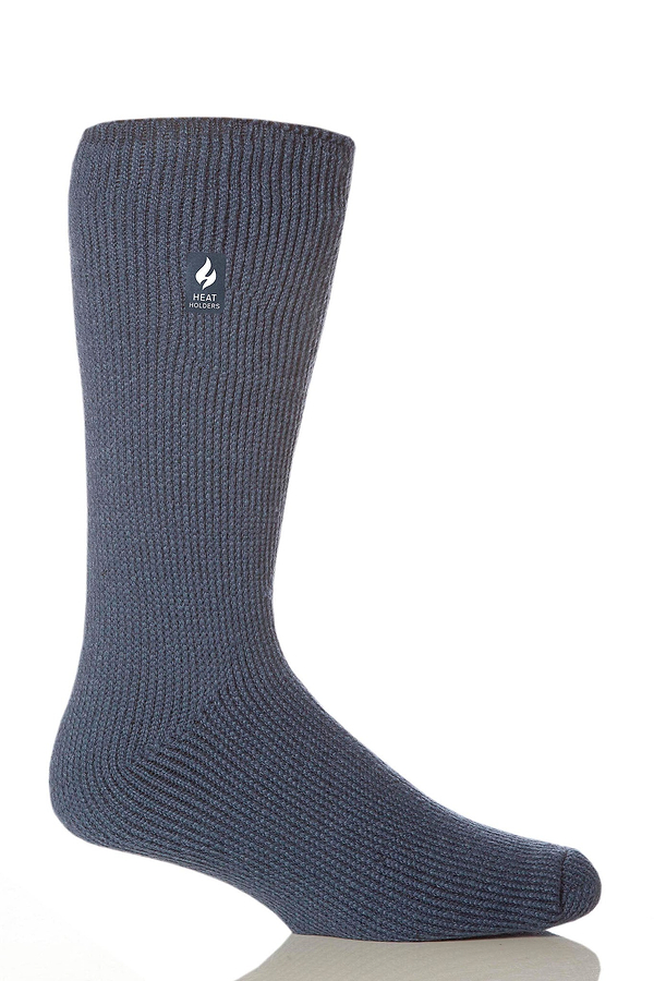 Heat Holders Men's Joshua Original Crew Thermal Sock Denim #color_denim