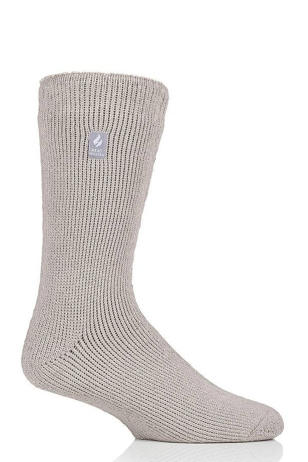 Heat Holders Men's Big/Tall Joshua Original Thermal Crew Sock Stone #color_stone