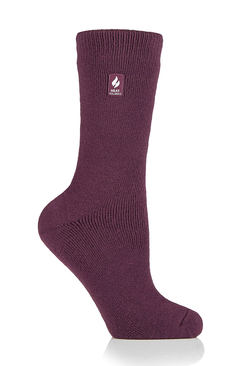 Heat Holders Millie Womens Lite Merino Crew Wine